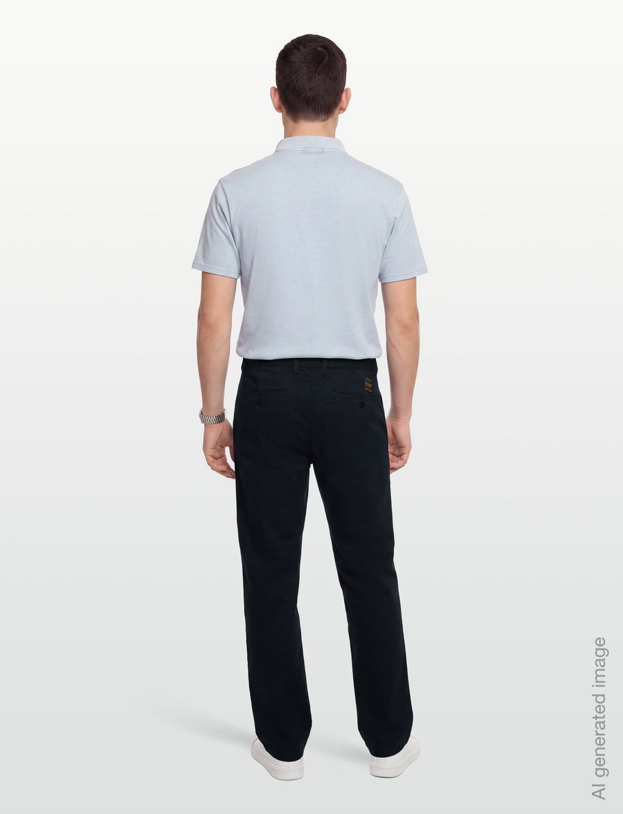 Levi's® - LOOSE PLTD WORK CHINO MINERAL - chinos - blacks - 4