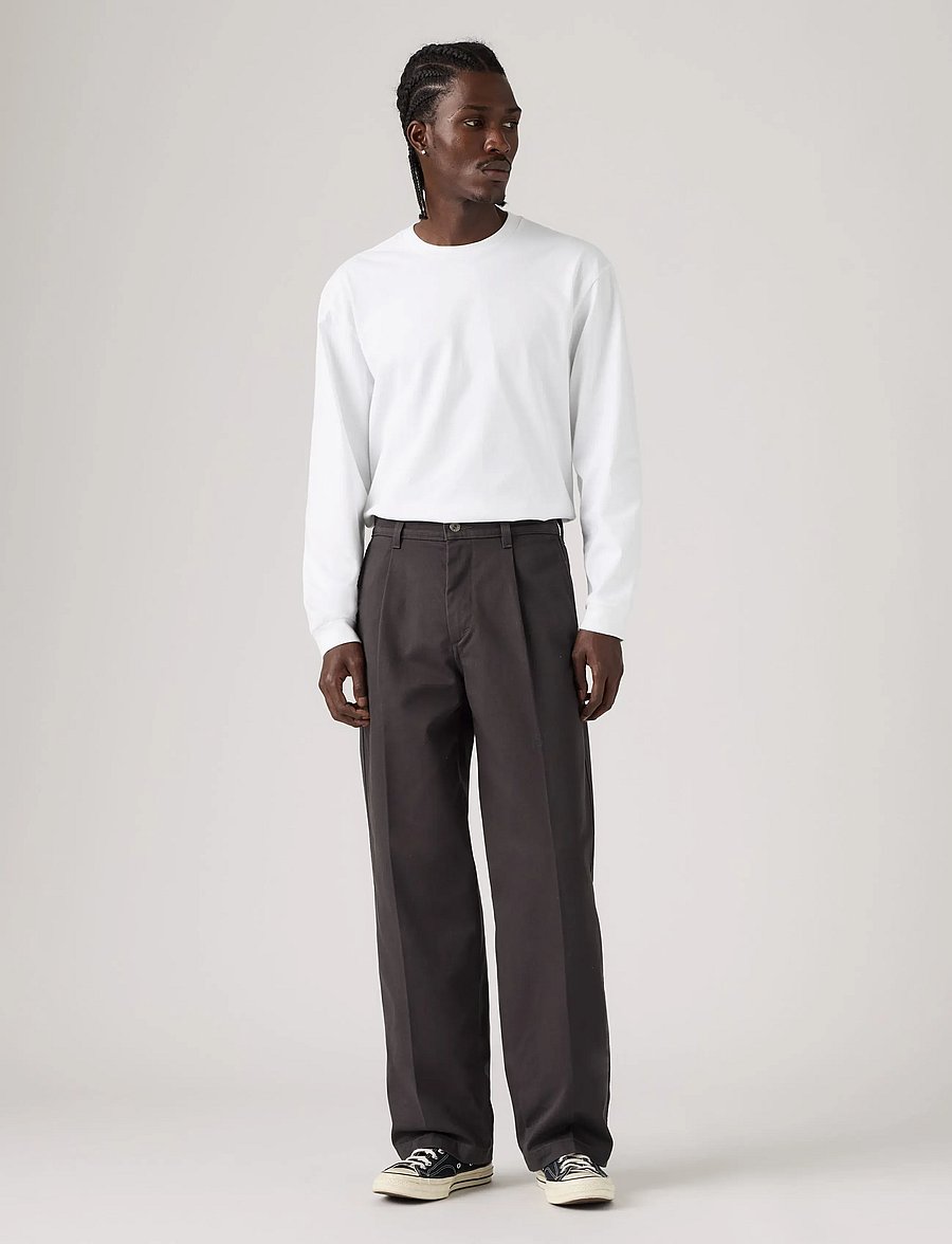 Levi's® - LOOSE PLTD WORK CHINO PITBULL - chinos - greys - 3