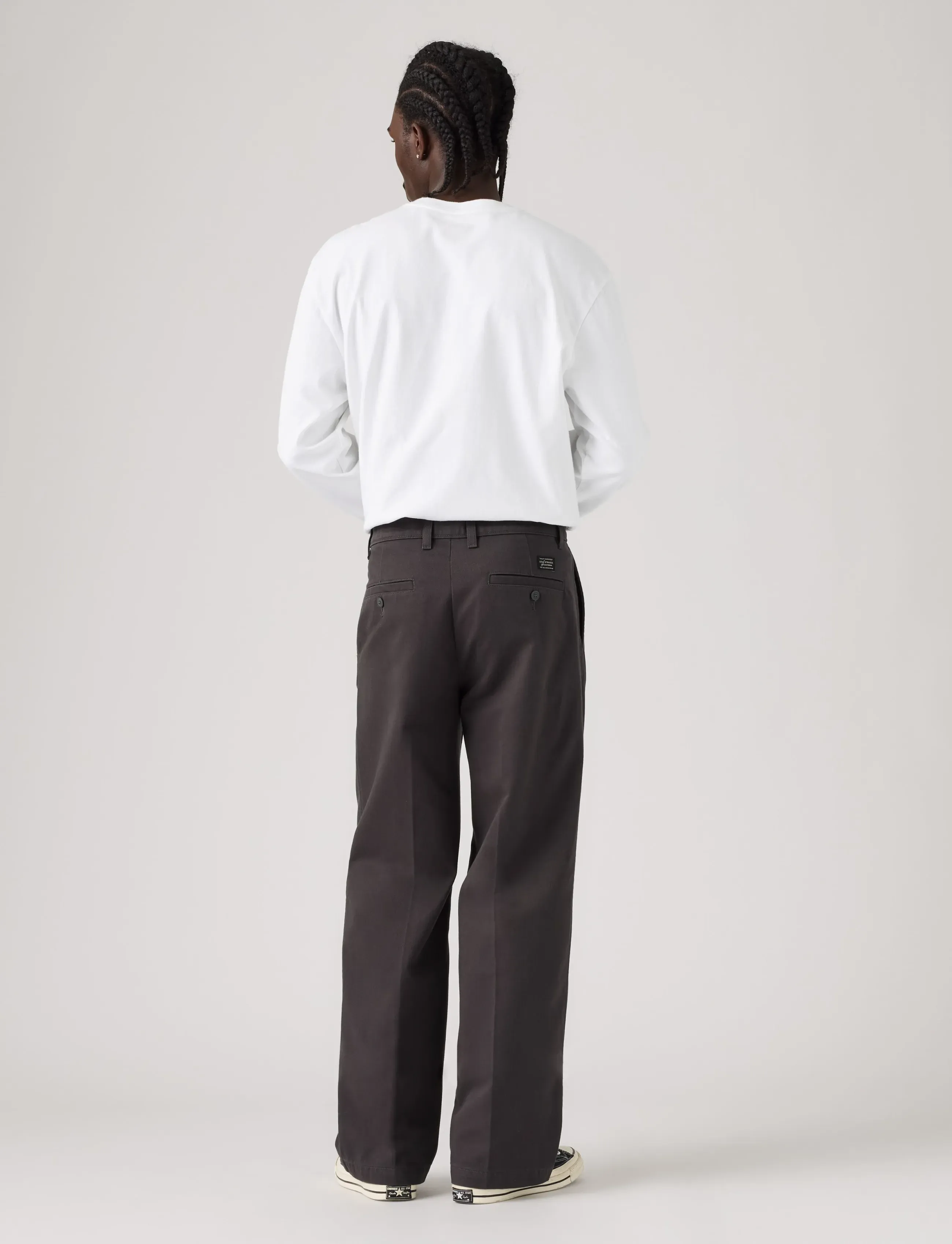 Levi's® - LOOSE PLTD WORK CHINO PITBULL - chinos - greys - 4