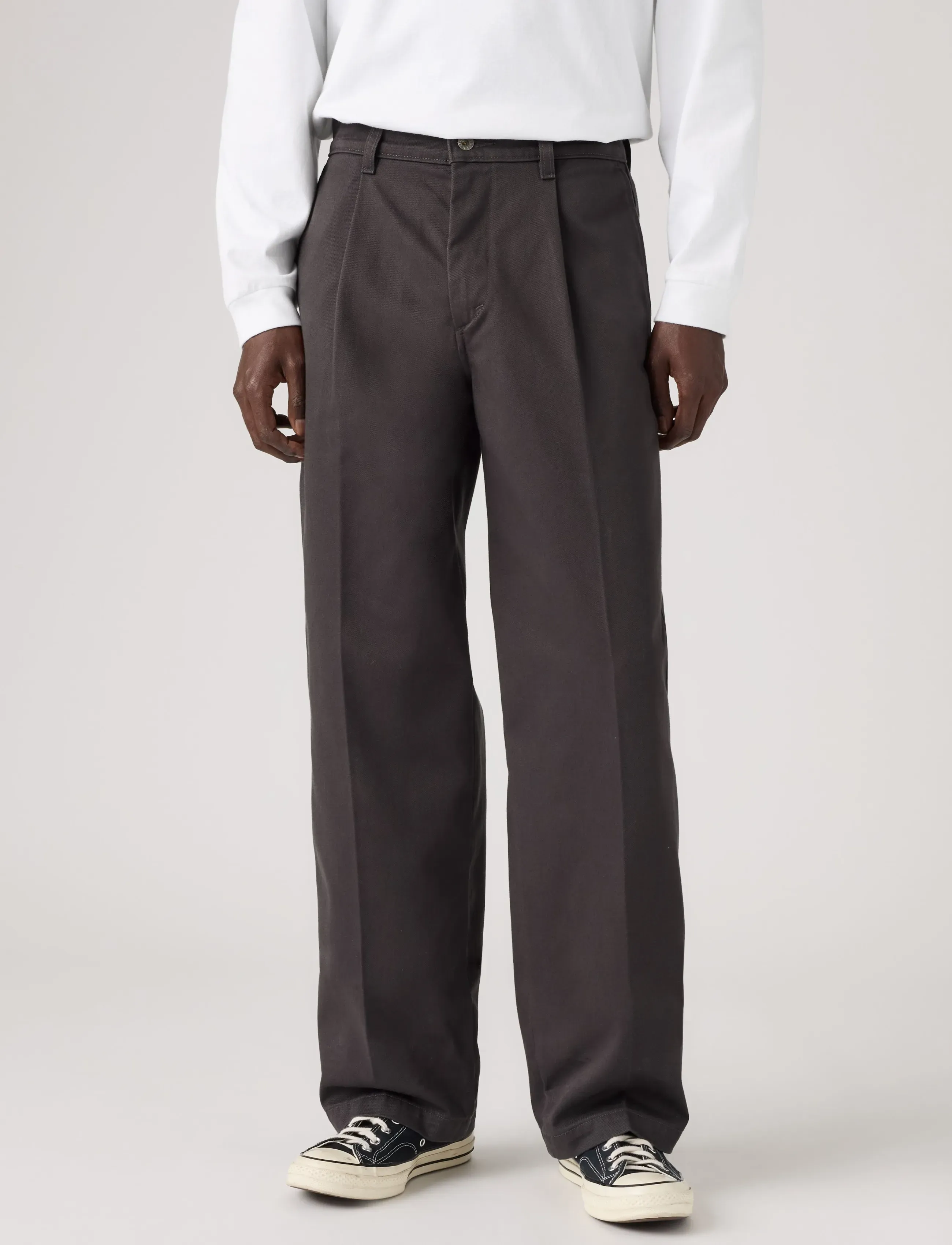 Levi's® - LOOSE PLTD WORK CHINO PITBULL - chinos - greys - 5