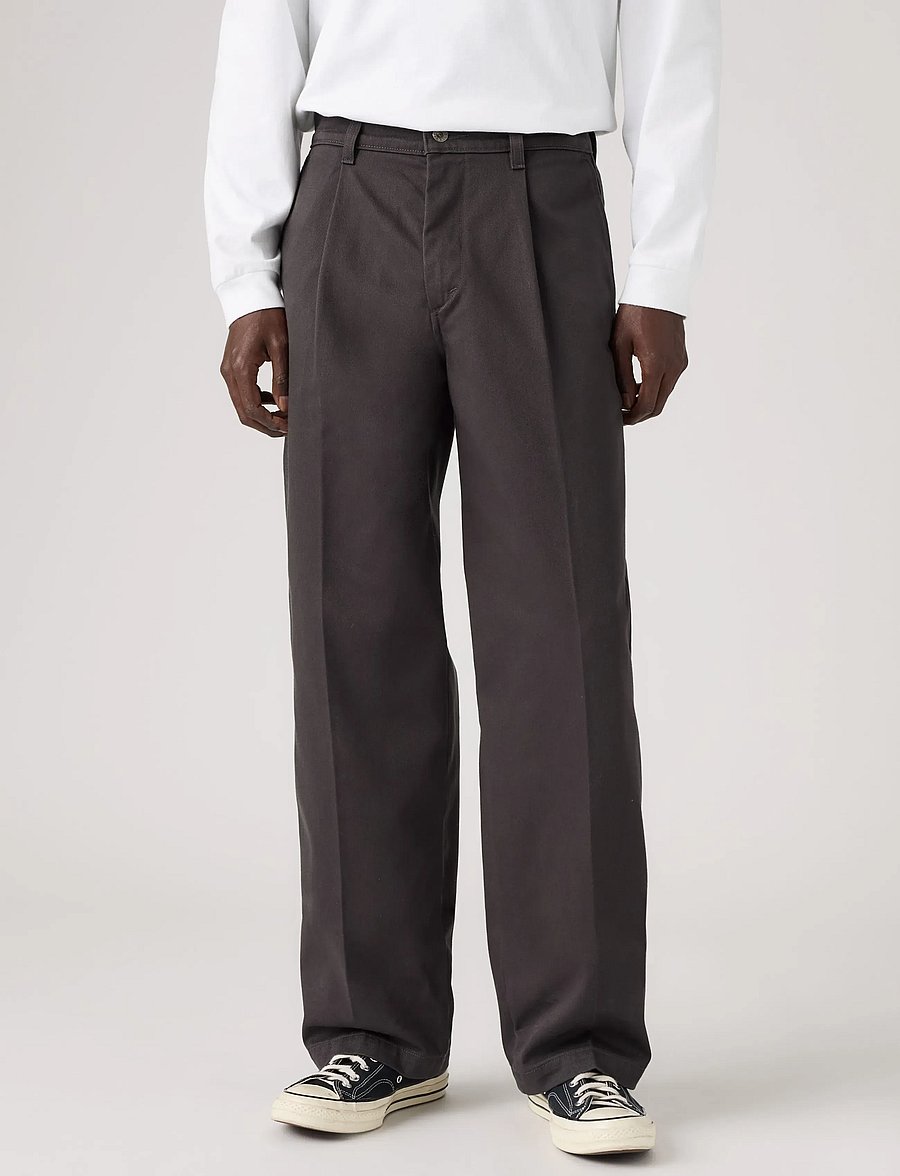Levi's® - LOOSE PLTD WORK CHINO PITBULL - chinos - greys - 5