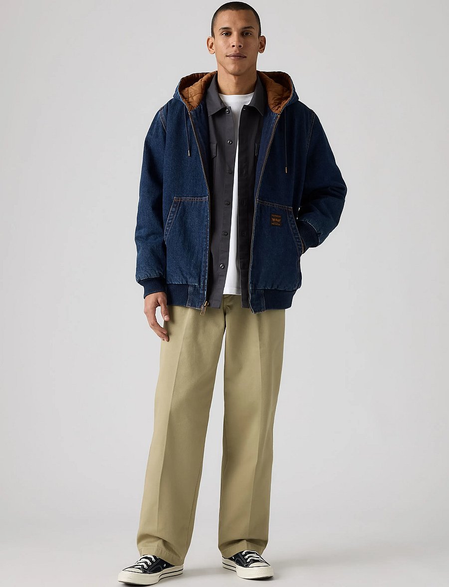 Levi's® - LOOSE PLTD WORK CHINO TREE HOU - chino's - tans - 0