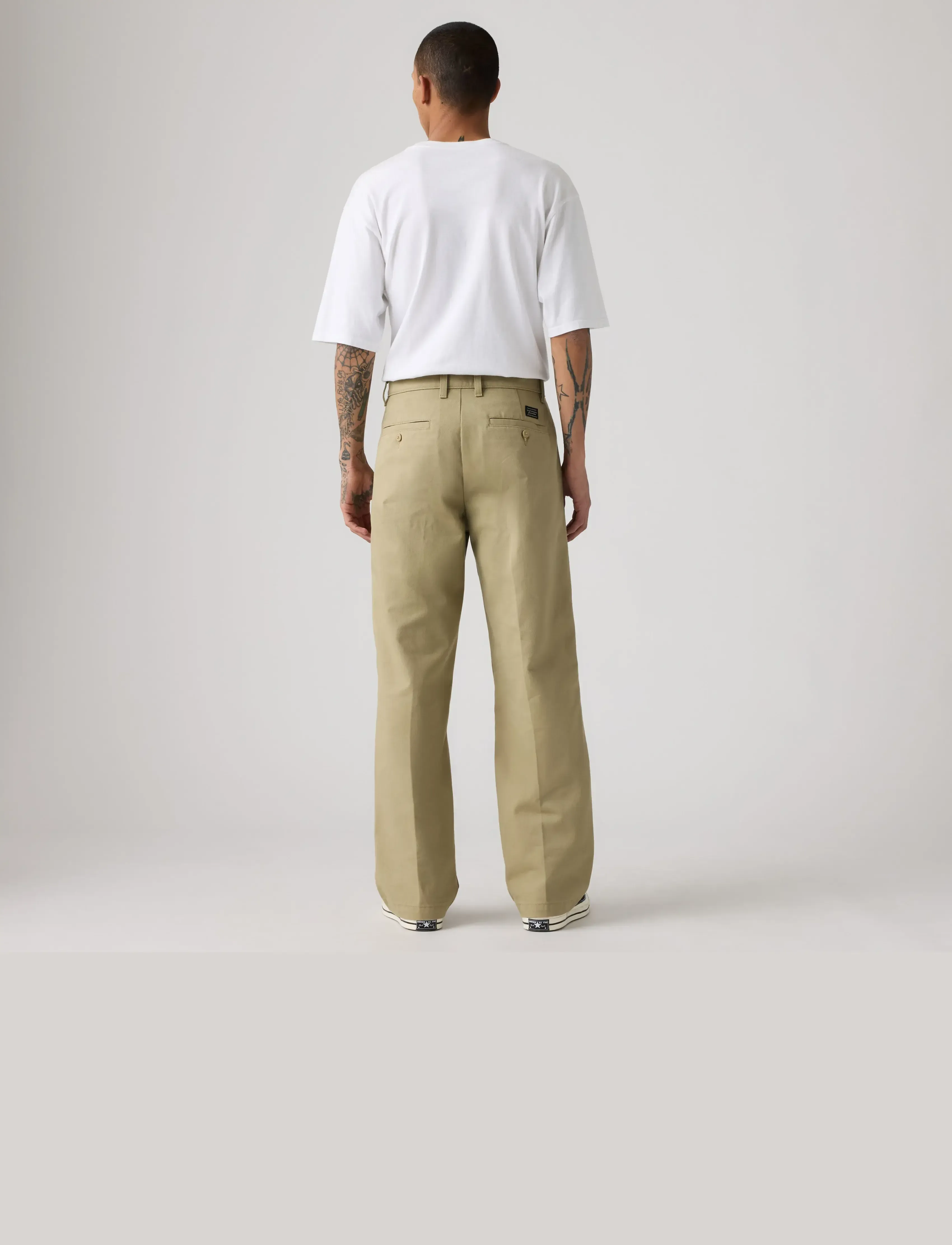 Levi's® - LOOSE PLTD WORK CHINO TREE HOU - chino's - tans - 4