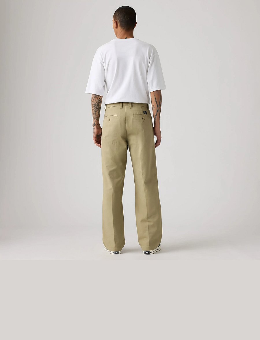 Levi's® - LOOSE PLTD WORK CHINO TREE HOU - chino's - tans - 4