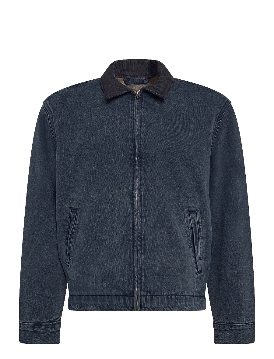 Levi's® - CASTRO FULL ZIP LINED DARK BLU - forede denimjakker - blues - 0