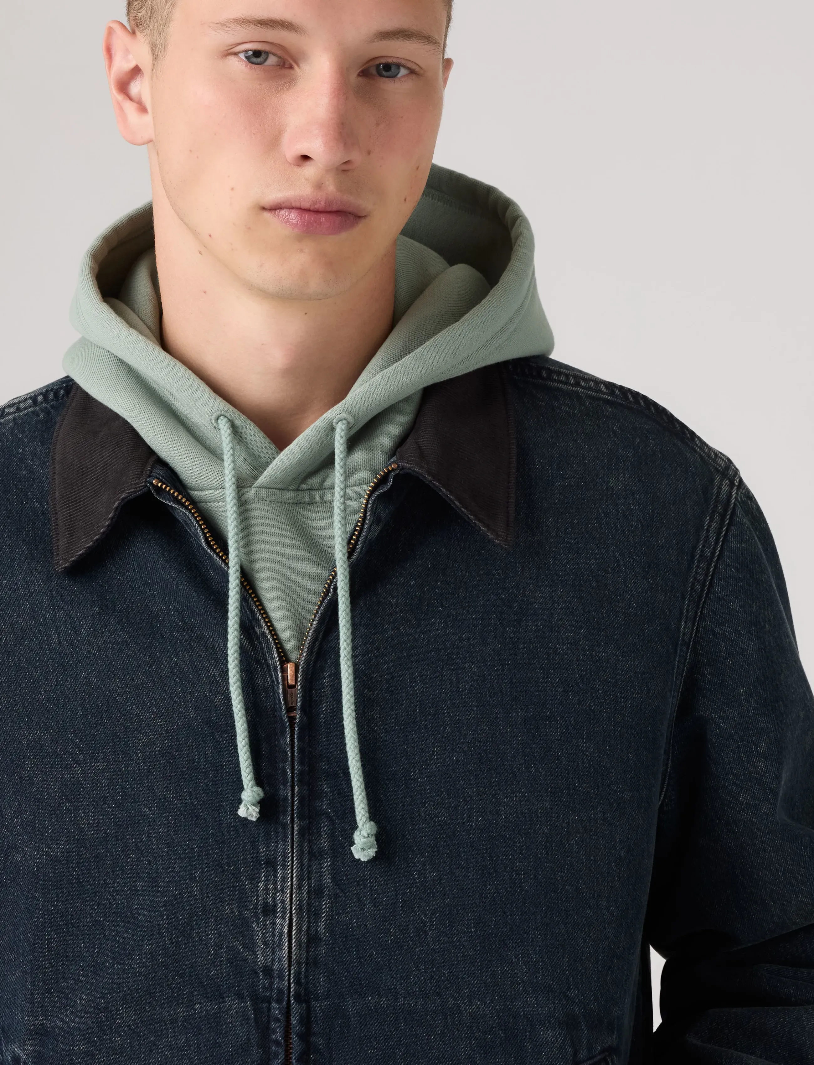 Levi's® - CASTRO FULL ZIP LINED DARK BLU - tunna jackor - blues - 3