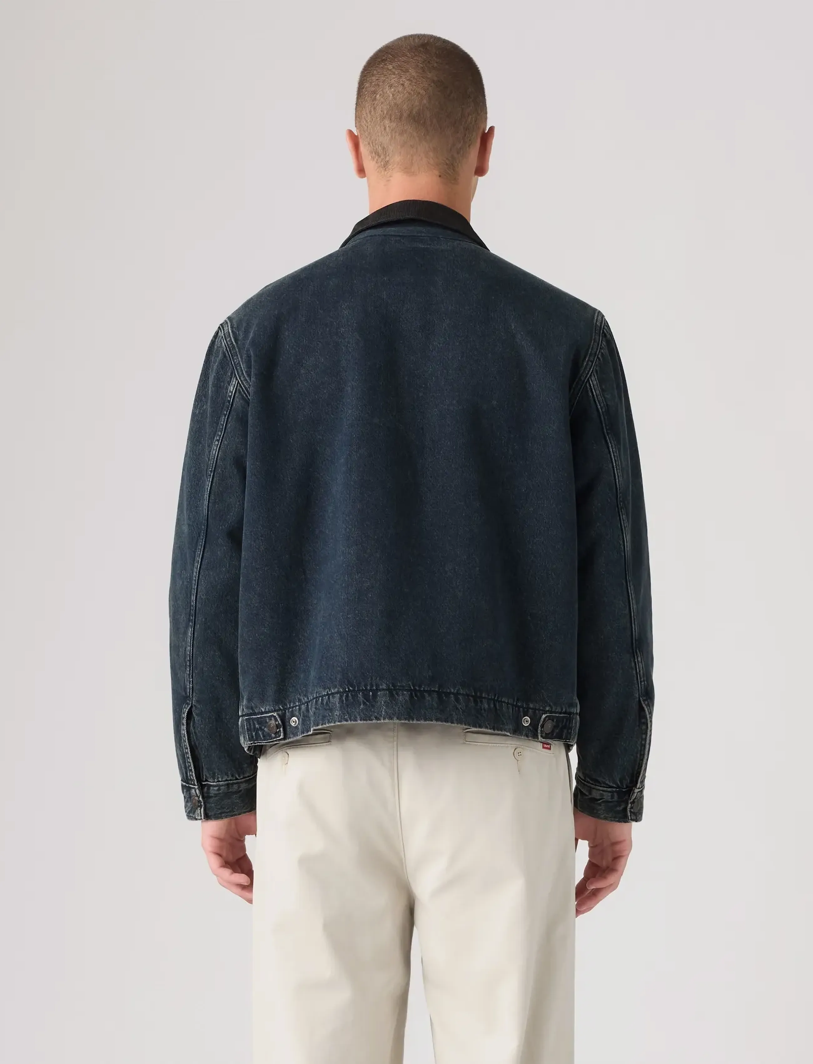 Levi's® - CASTRO FULL ZIP LINED DARK BLU - tunna jackor - blues - 5