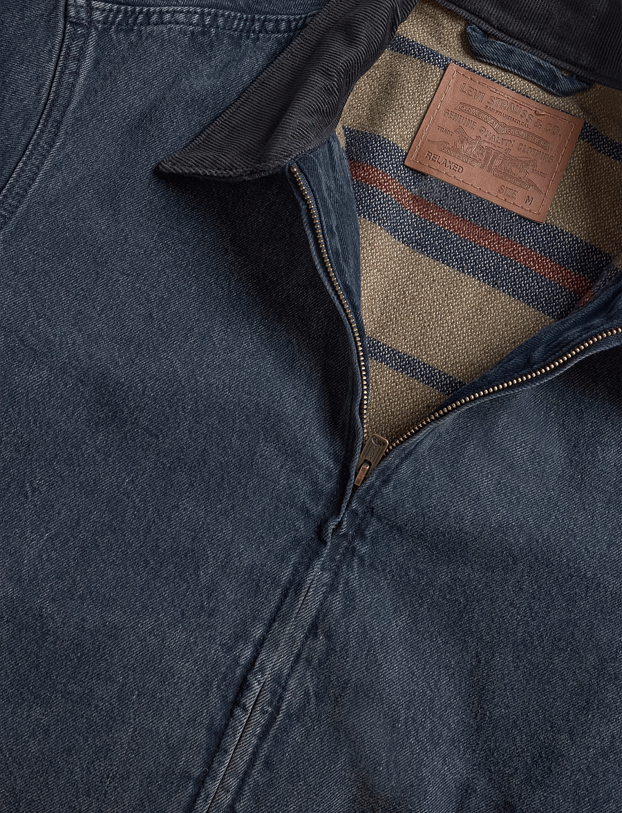 Levi's® - CASTRO FULL ZIP LINED DARK BLU - forede denimjakker - blues - 2
