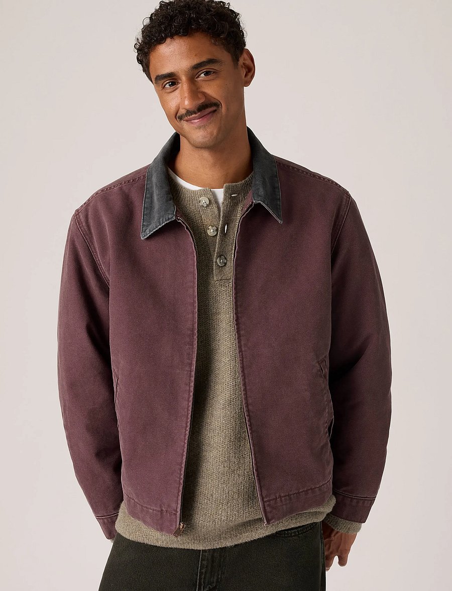 Levi's® - CASTRO FULL ZIP LINED ALLSPICE - fodrade jeansjackor - browns - 0
