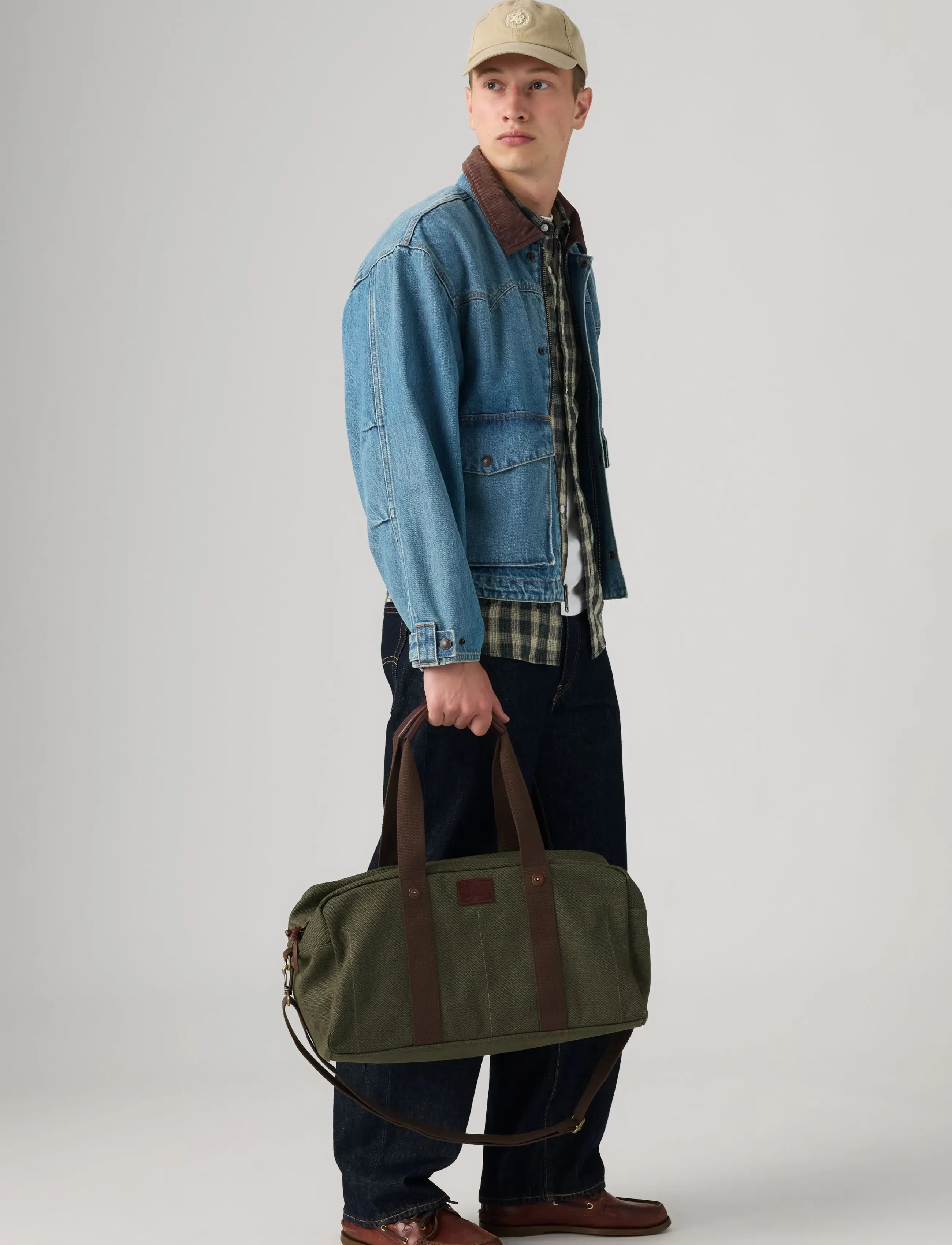 Levi's® MENS HERITAGE DUFFLE ROSIN - Streetwear - BLACKS / khaki/green