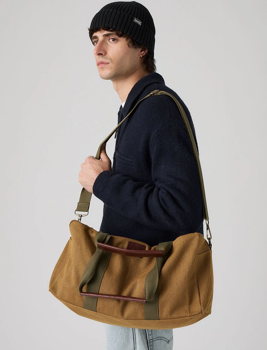 Levi's® - MENS HERITAGE DUFFLE BRONZE BR - duffel bags - neutrals - 0