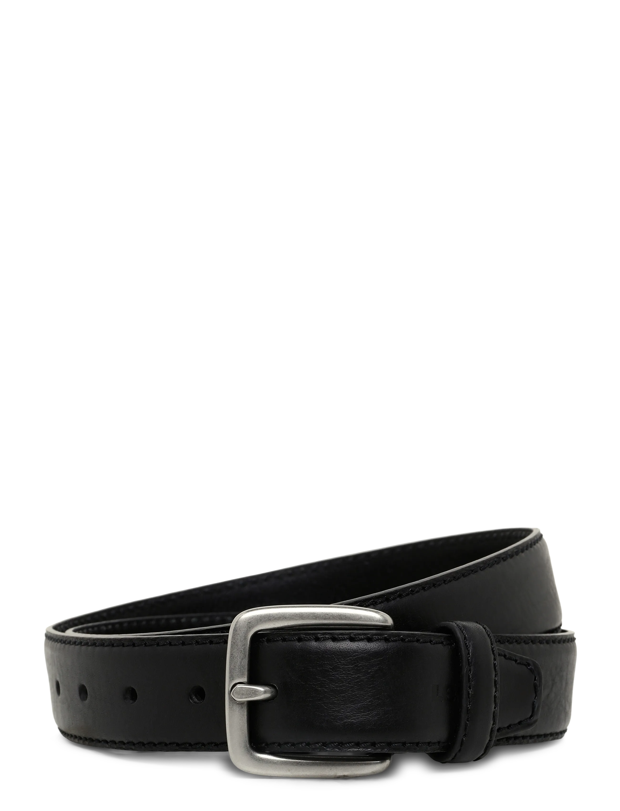 Levi's® FINN FEATHER EDGE BELT CAVIAR - Accessoarer - BLACKS / black