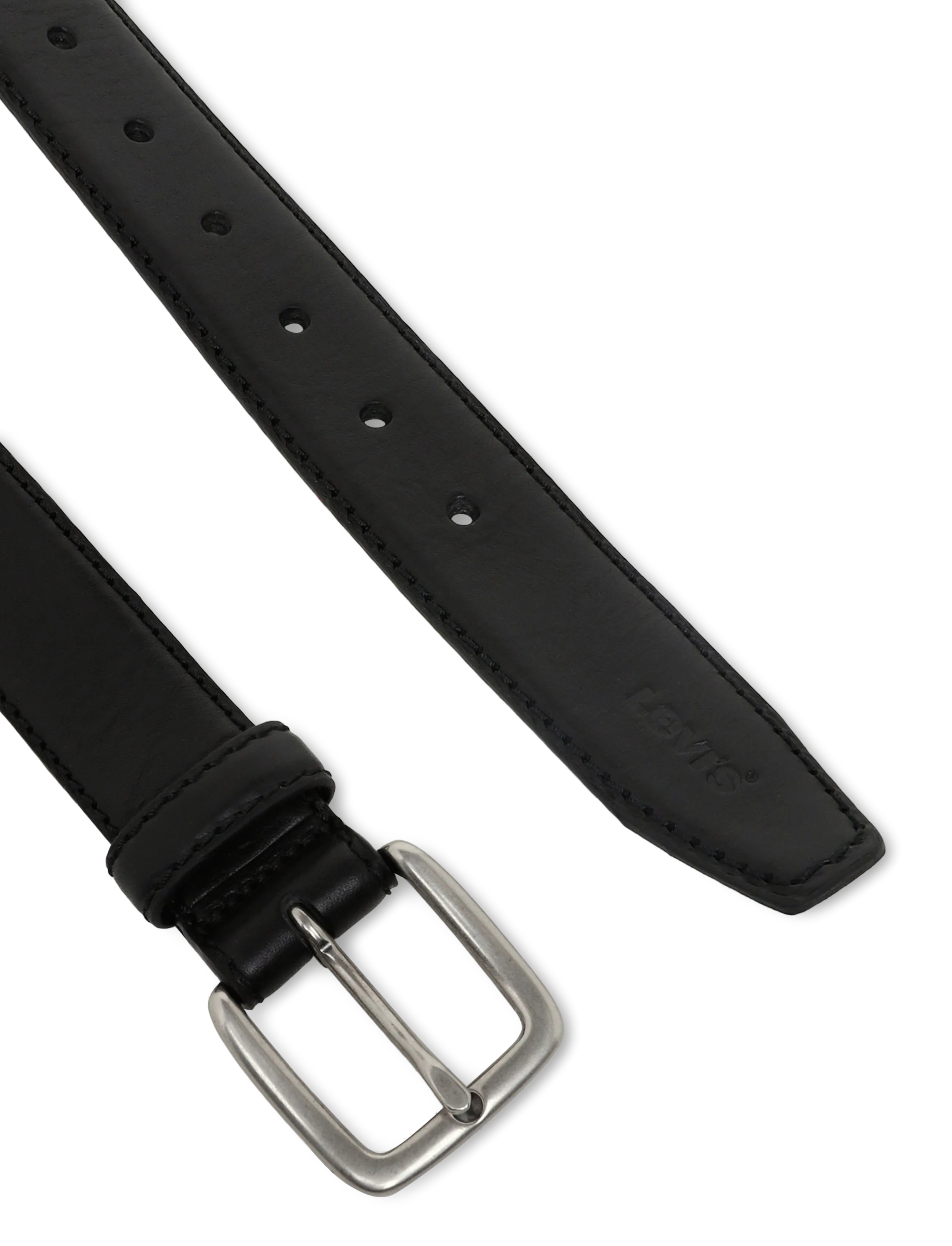 Levi's® - FINN FEATHER EDGE BELT CAVIAR - klassiska skärp - blacks - 1