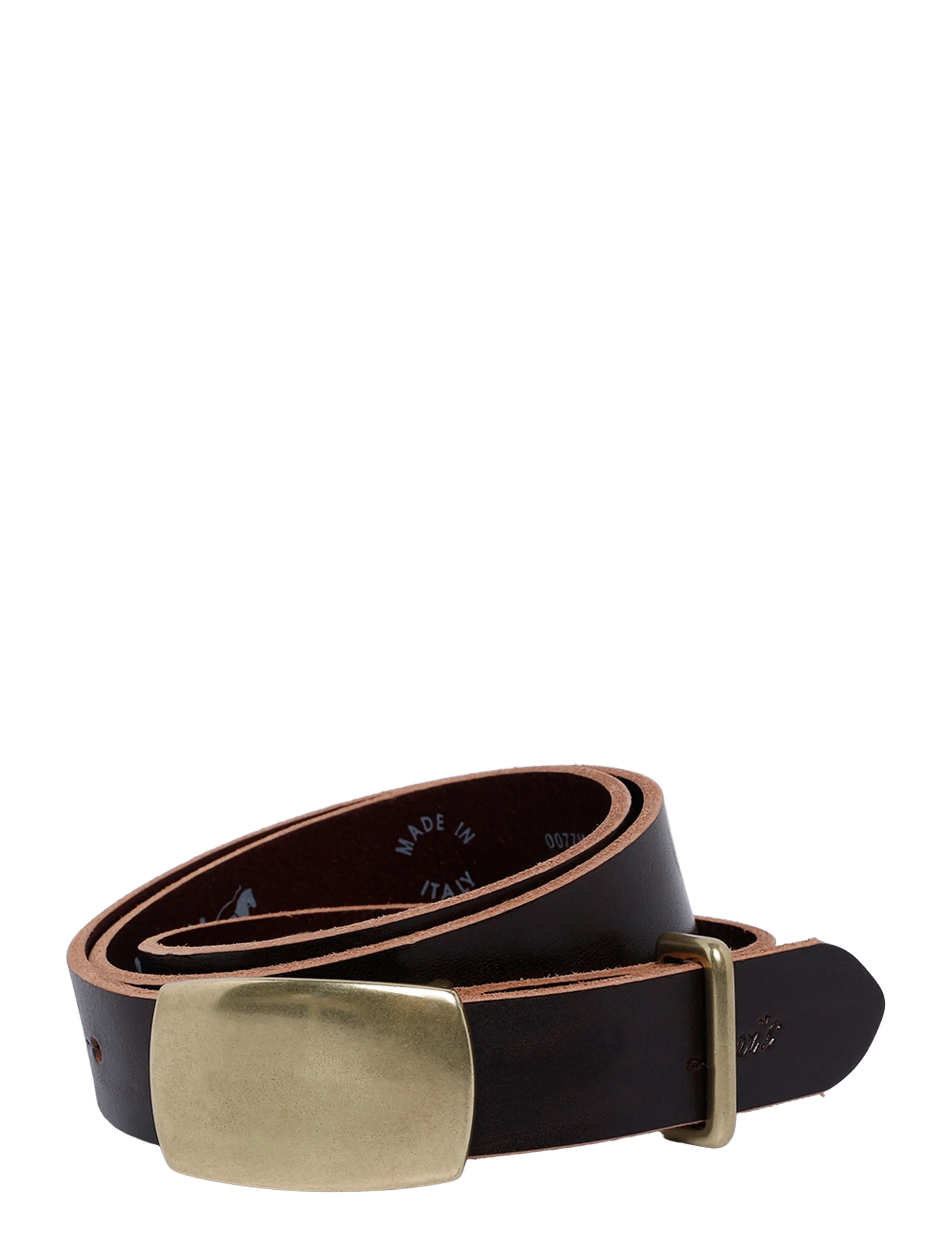 Levi's® RYDER PLAQUE BUCKLE BELT CAVIA - Klassiska skärp - BLACKS / brown
