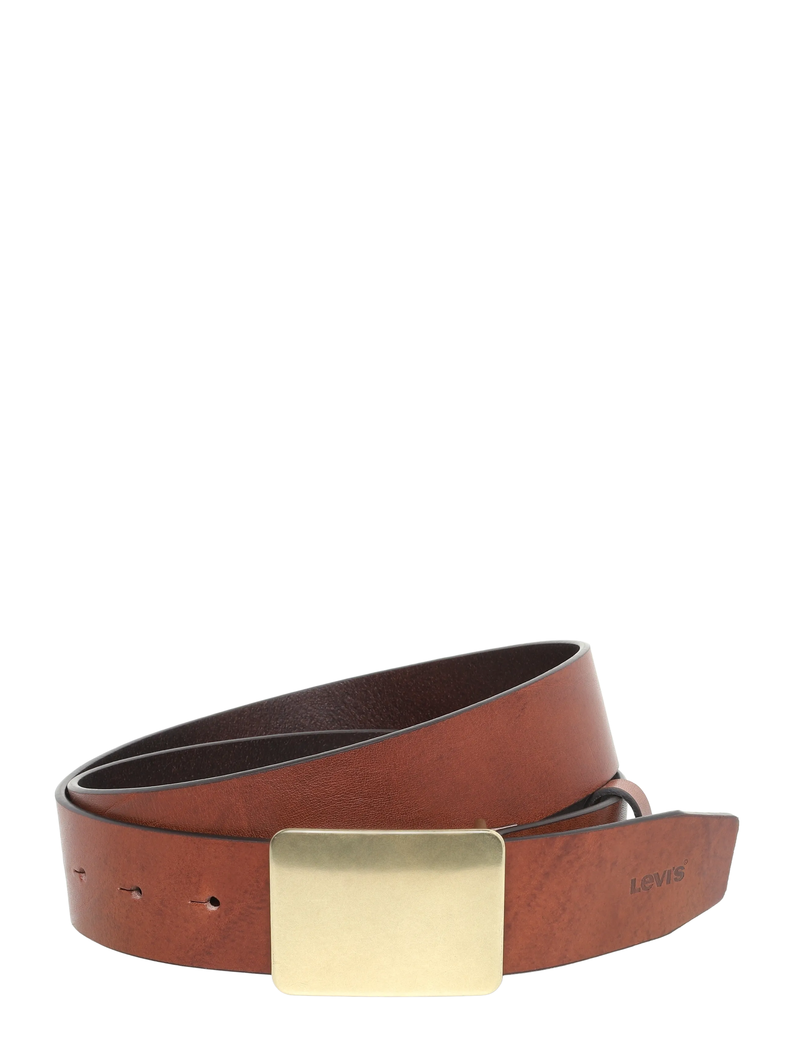 Levi's® RYDER PLAQUE BUCKLE BELT CHOCO - Accessoarer - BROWNS / brown