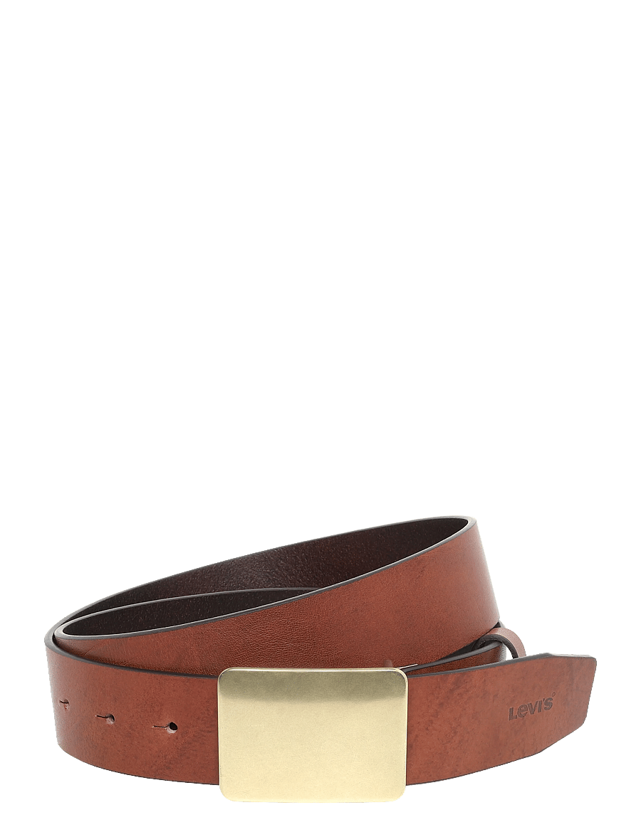 Levi's® - RYDER PLAQUE BUCKLE BELT CHOCO - klassiska skärp - browns - 0