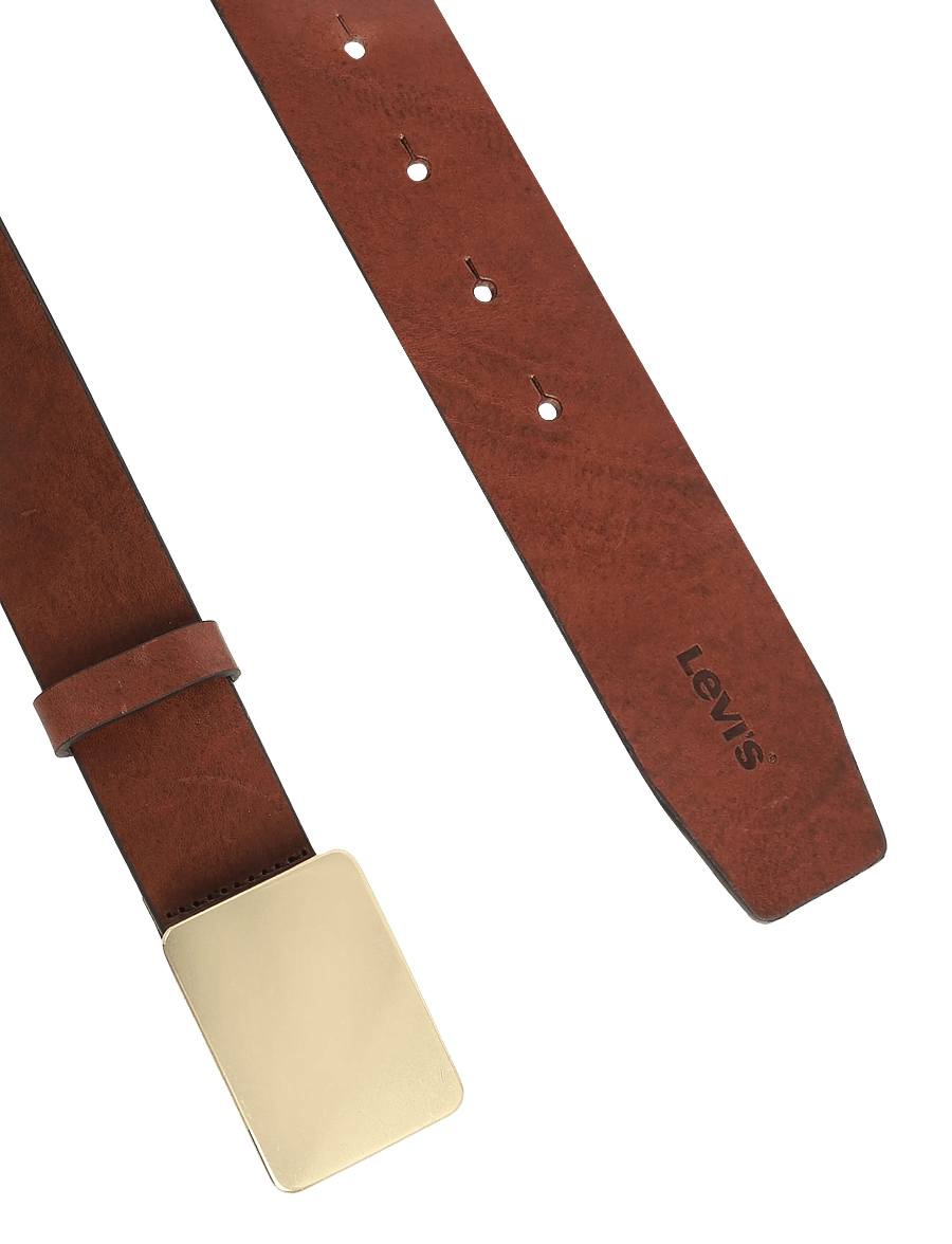 Levi's® - RYDER PLAQUE BUCKLE BELT CHOCO - klassiska skärp - browns - 1