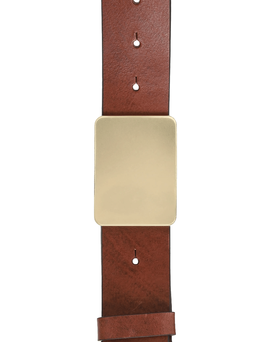 Levi's® - RYDER PLAQUE BUCKLE BELT CHOCO - klassiska skärp - browns - 2