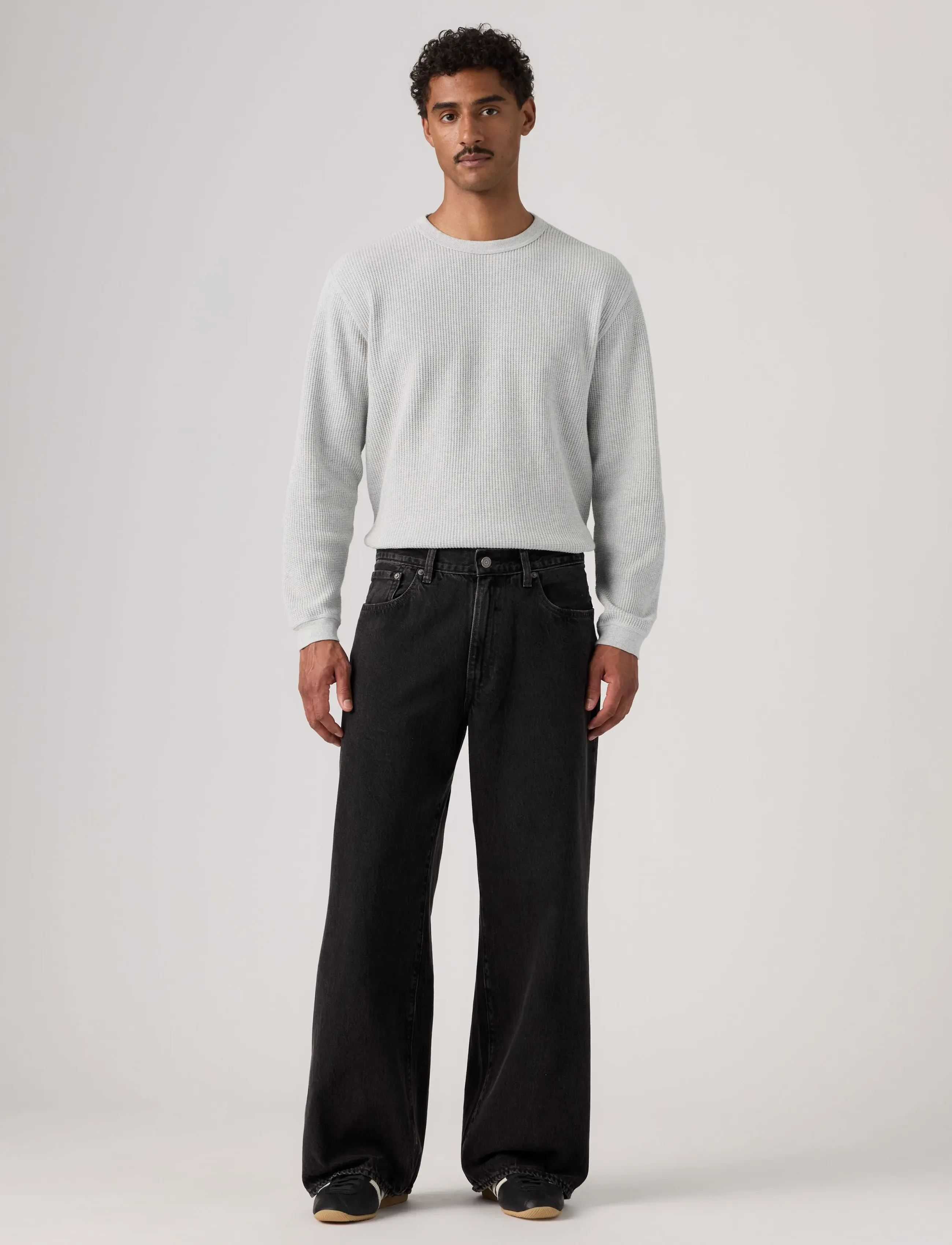 Levi's® - BAGGY WIDE LEG BETTER TIMES - weite jeans - blacks - 3