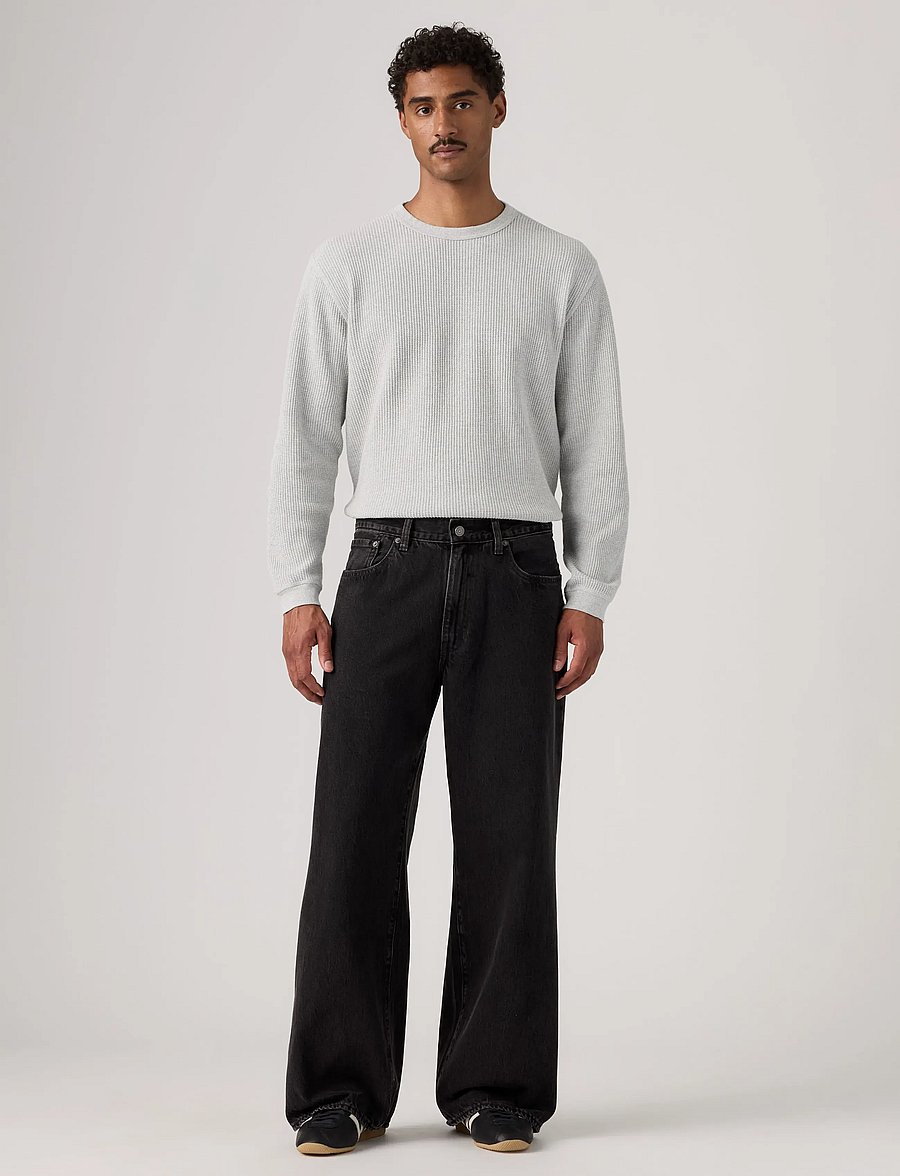 Levi's® - BAGGY WIDE LEG BETTER TIMES - weite jeans - blacks - 3