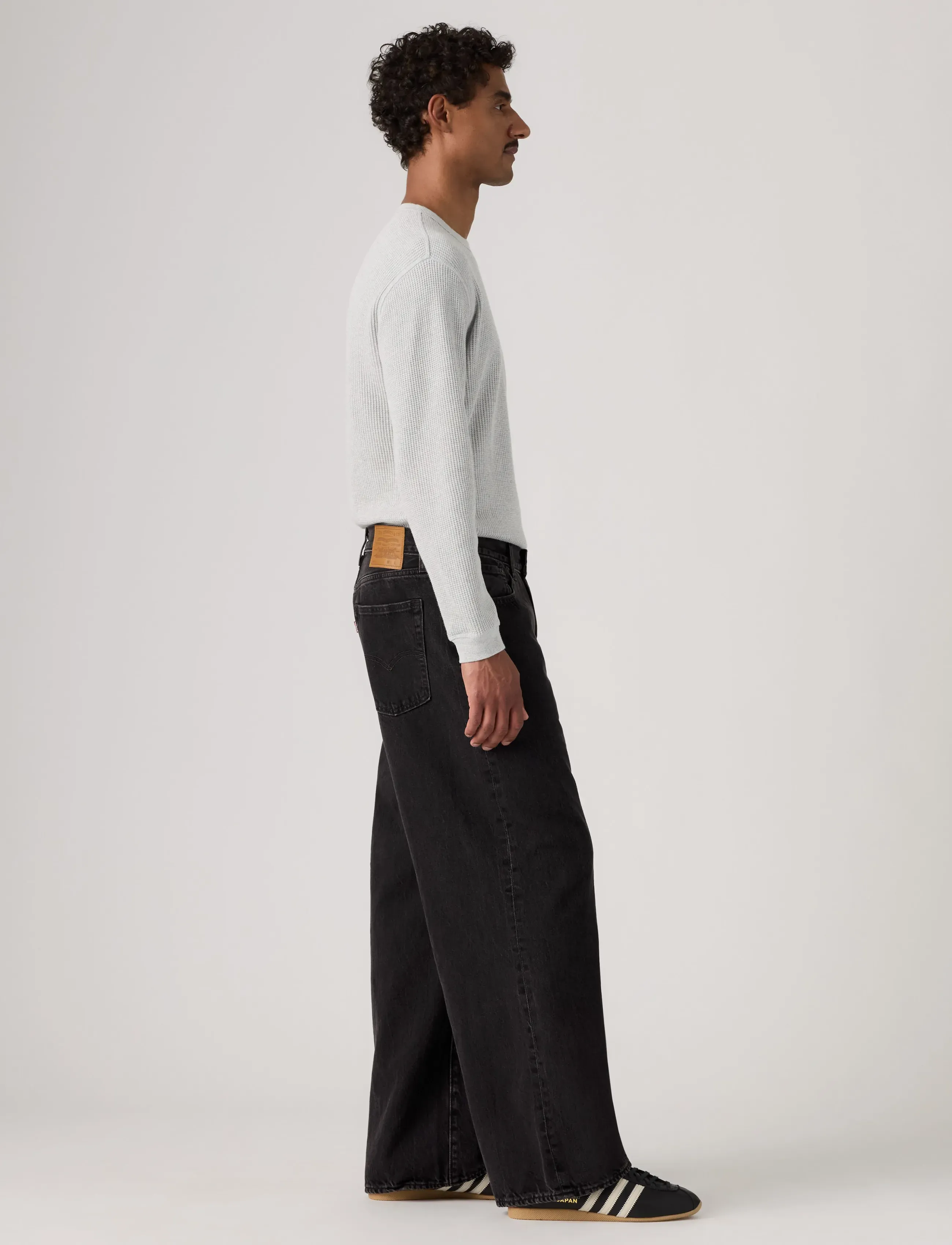 Levi's® BAGGY WIDE LEG BETTER TIMES - Tänavastiil - BLACKS / black