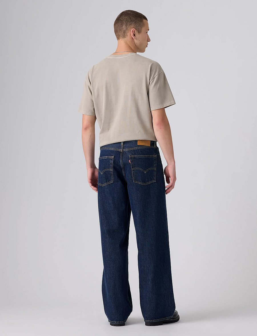 Levi's® - BAGGY WIDE LEG WISH AWAY - weite jeans - dark indigo - flat finish - 4
