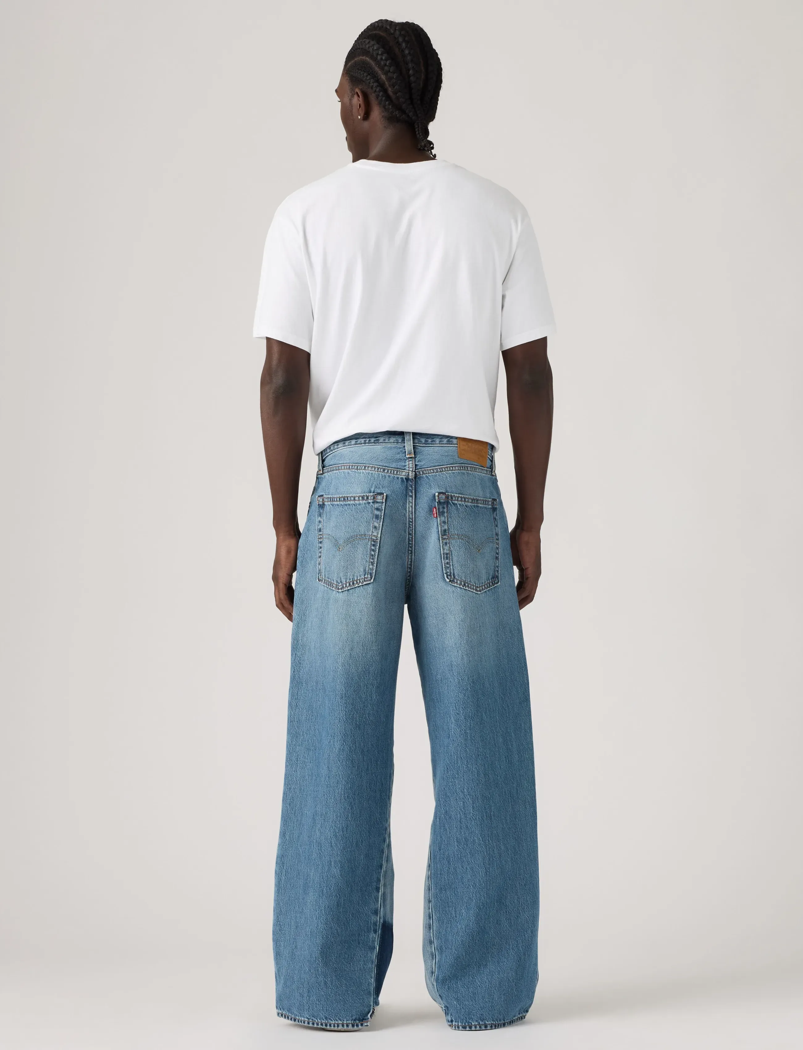 Levi's® - BAGGY WIDE LEG RAIN ALL DAY - trousers & jeans - med indigo - worn in - 5