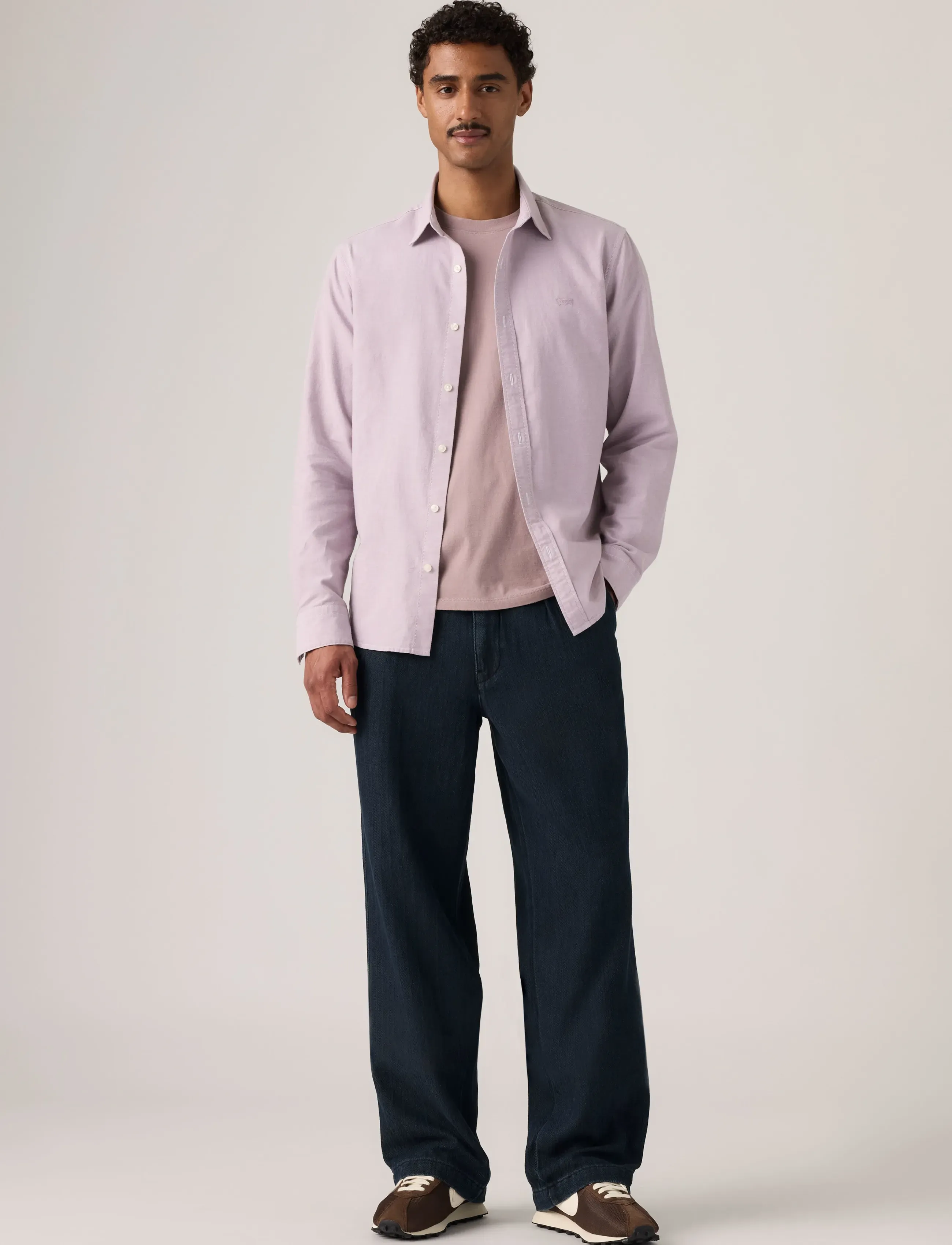 Levi's® - XX CHINO BAGGY PLTD REFINED RU - trousers & jeans - bluesr - 0