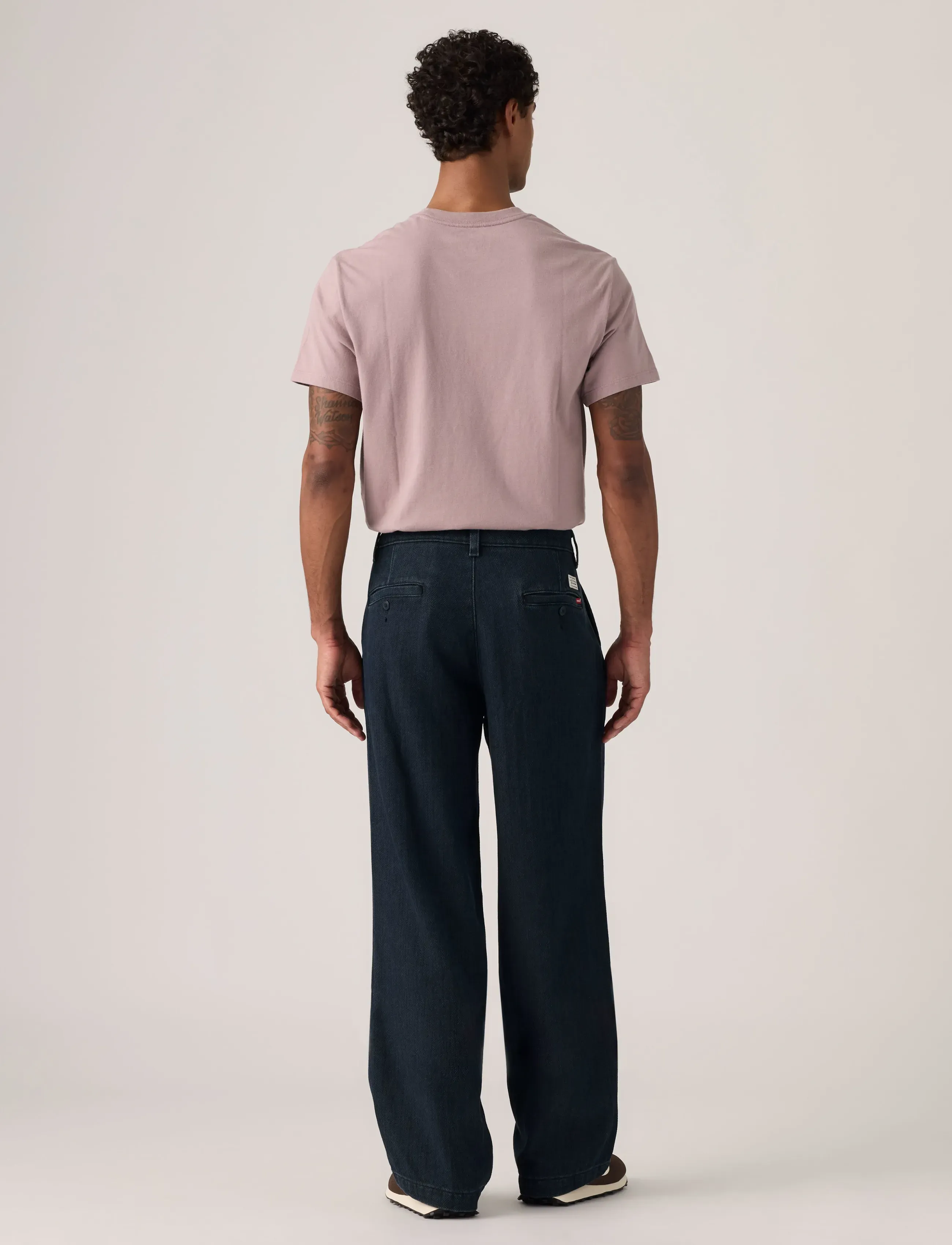 Levi's® - XX CHINO BAGGY PLTD REFINED RU - trousers & jeans - bluesr - 4