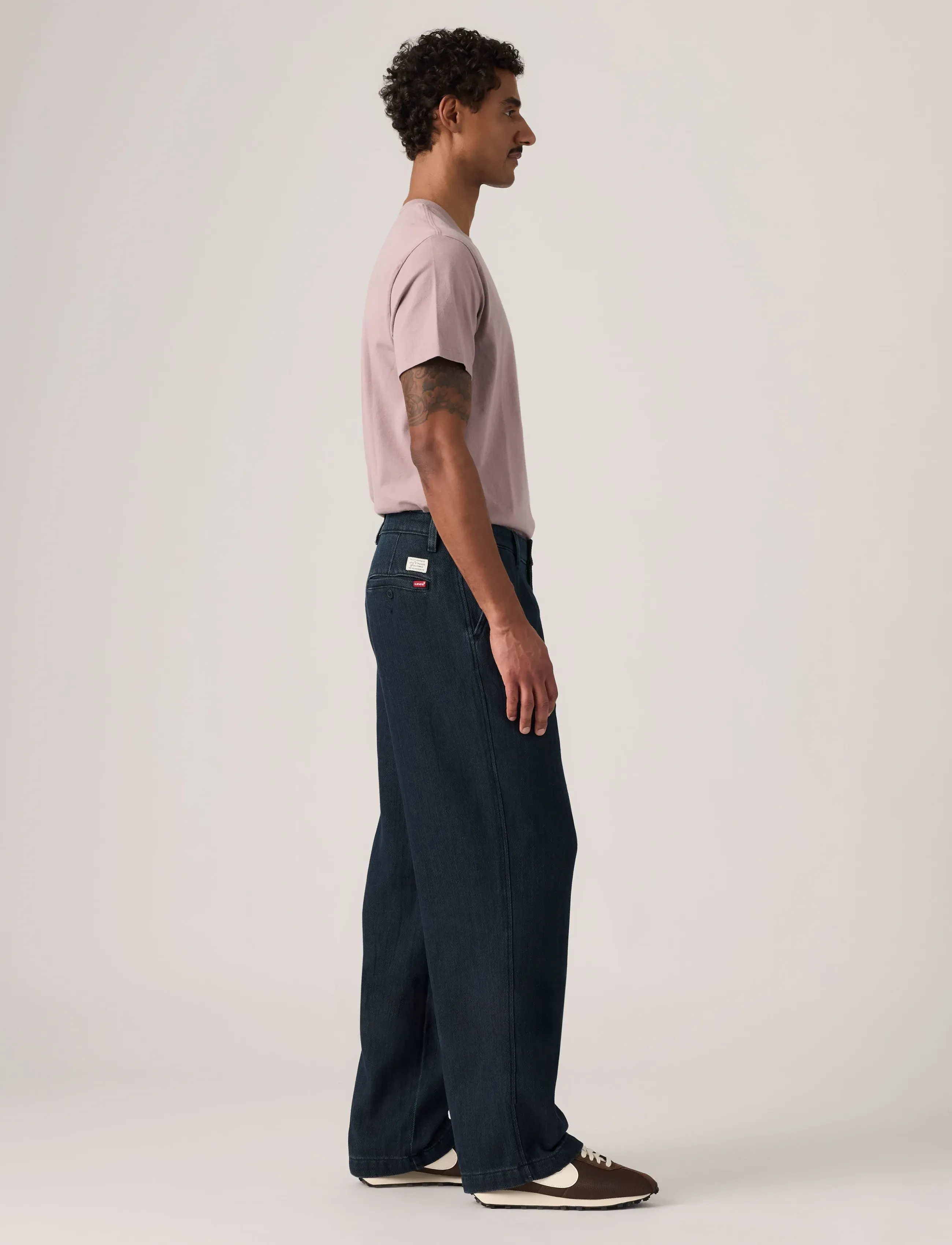 Levi's® - XX CHINO BAGGY PLTD REFINED RU - trousers & jeans - bluesr - 5