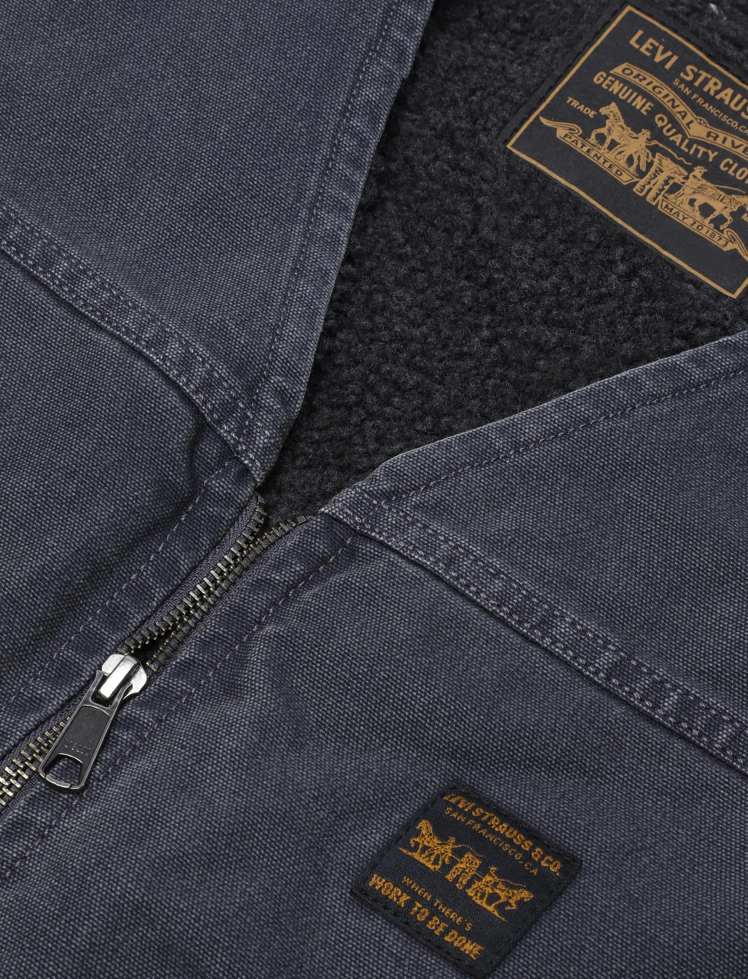 Levi's® - SARATOGA VEST DUO PERISCOPE BR - västar - blacks - 2