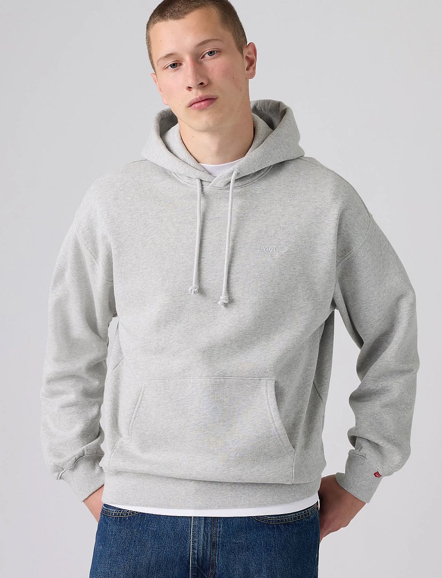 Levi's® - AUTHENTIC PO HOODIE LIGHT GRAY - hoodies - neutrals - 0
