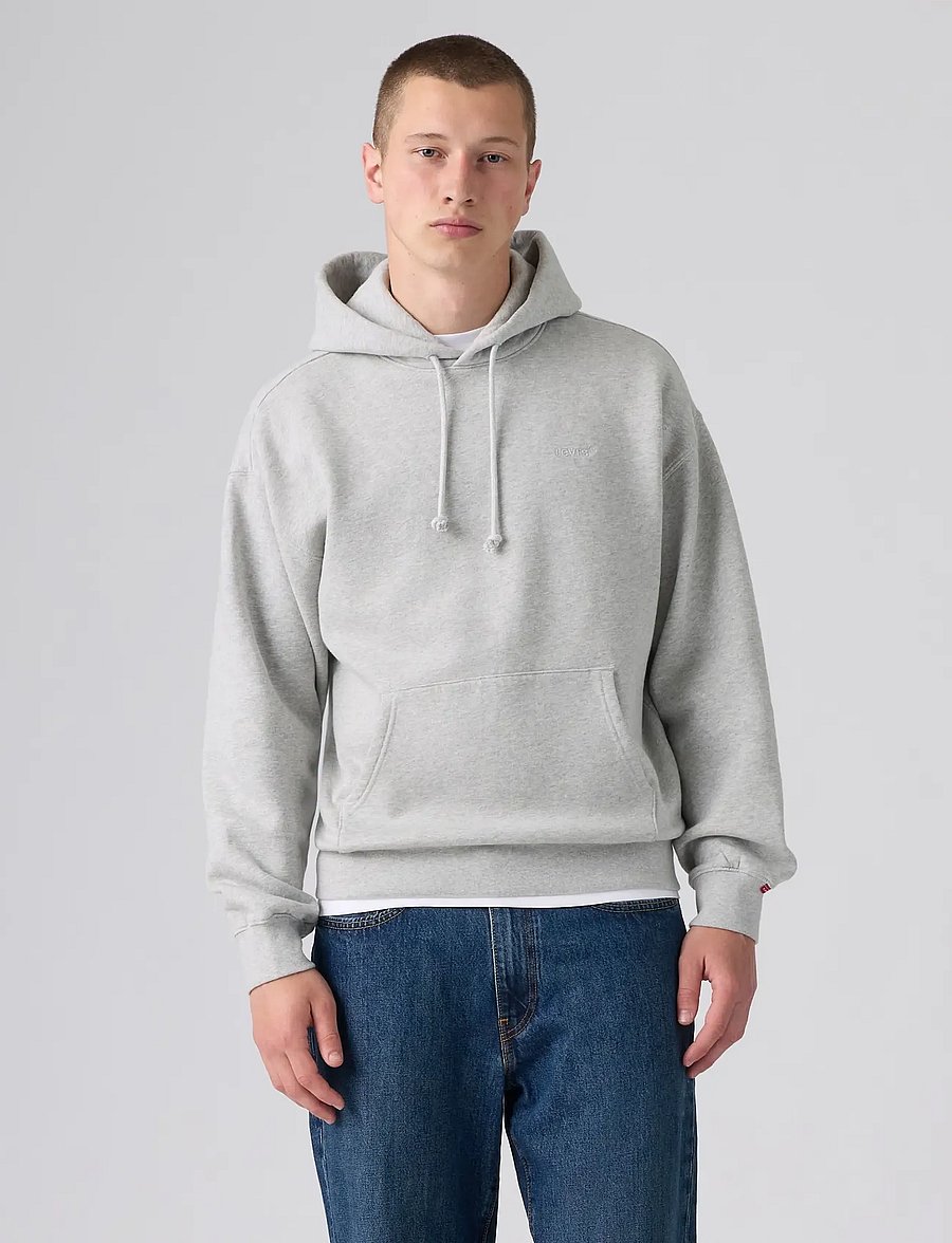 Levi's® - AUTHENTIC PO HOODIE LIGHT GRAY - hoodies - neutrals - 3