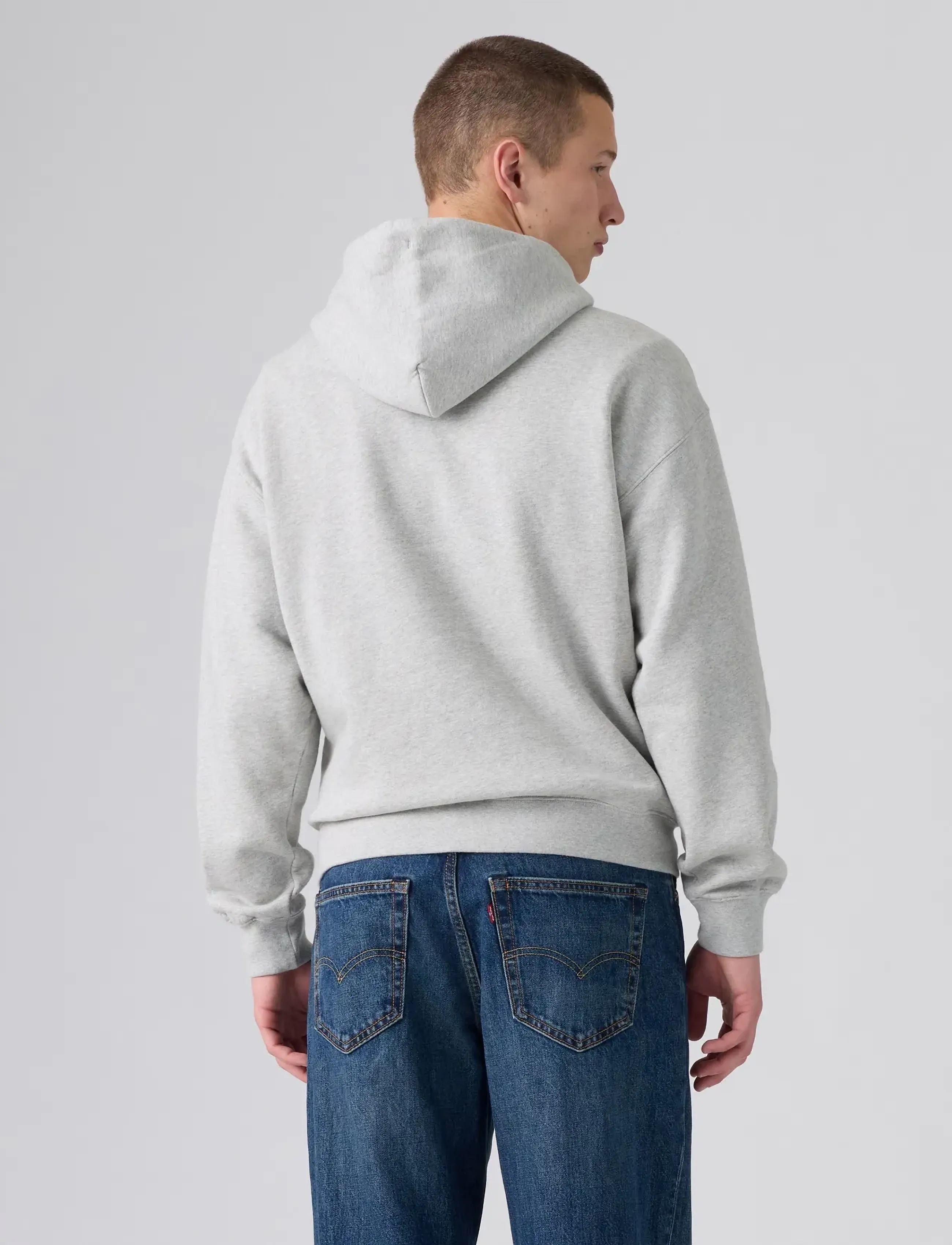 Levi's® - AUTHENTIC PO HOODIE LIGHT GRAY - hoodies - neutrals - 4