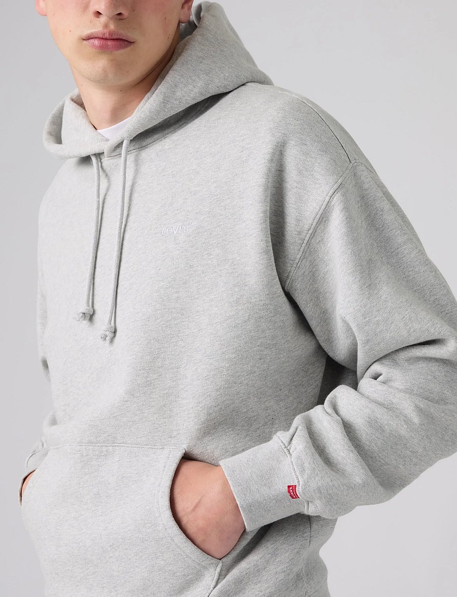 Levi's® - AUTHENTIC PO HOODIE LIGHT GRAY - hoodies - neutrals - 5