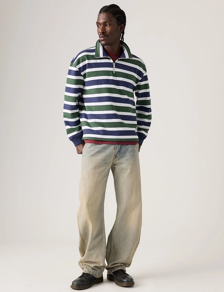 Levi's® - CAMERON 1/4 ZIP KOBY STRIPE KO - dressipluusid - multi-colorq - 3