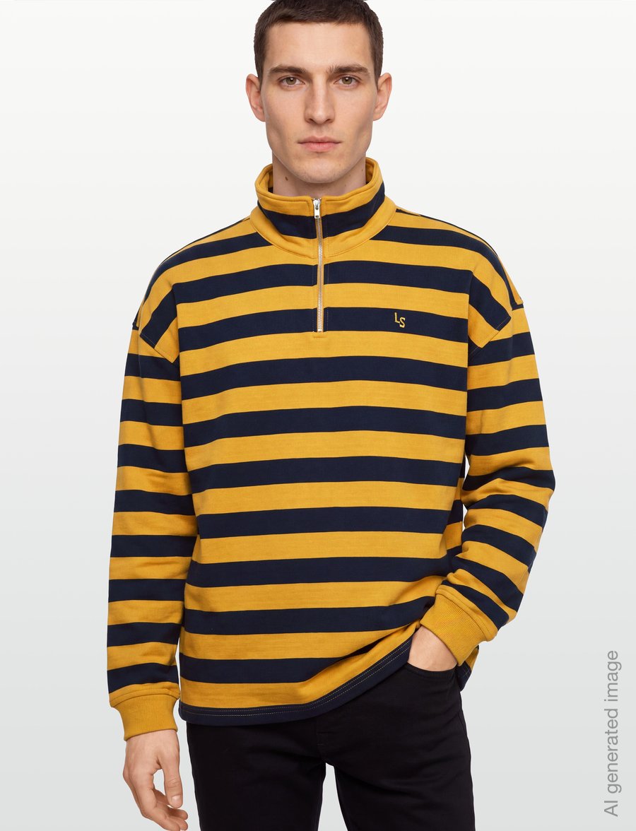 Levi's® - CAMERON 1/4 ZIP POLLARD STRIPE - halfzip strik - multi-color - 3