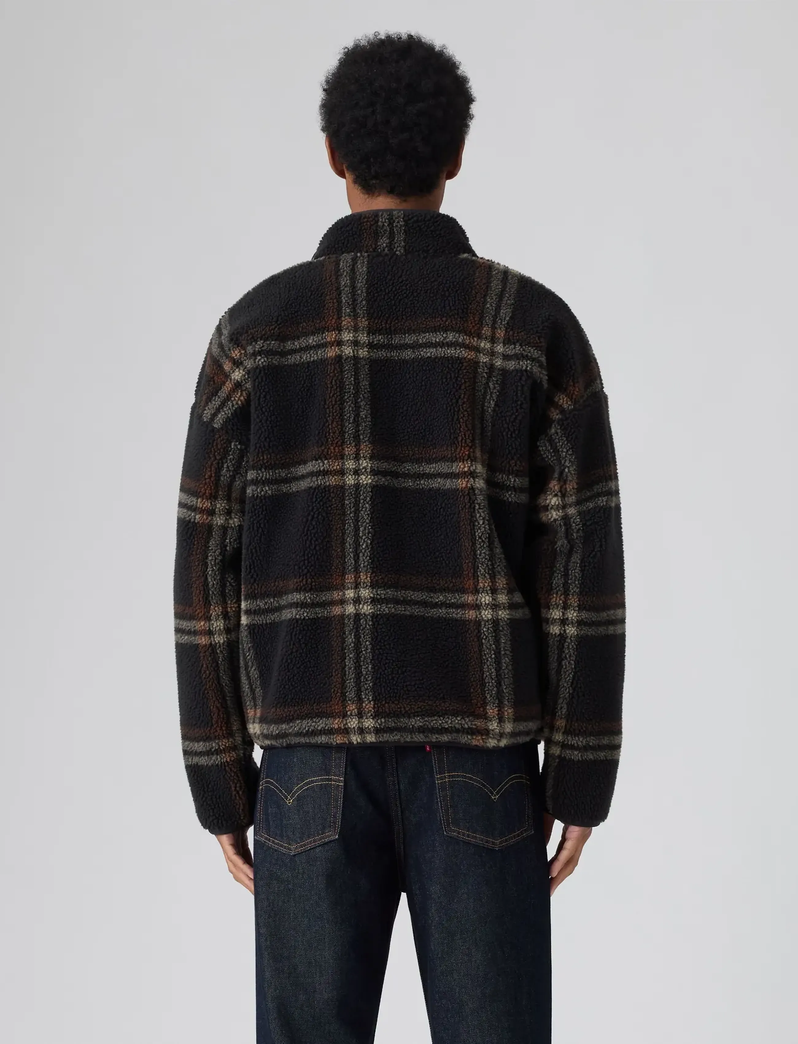Levi's® - NOLAN SHERPA FULL ZIP VILJA WI - sügisjoped - browns - 4