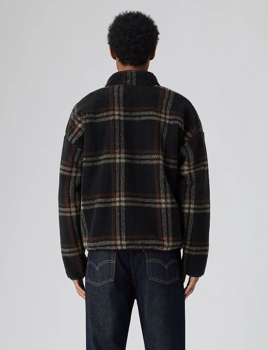 Levi's® - NOLAN SHERPA FULL ZIP VILJA WI - sügisjoped - browns - 4