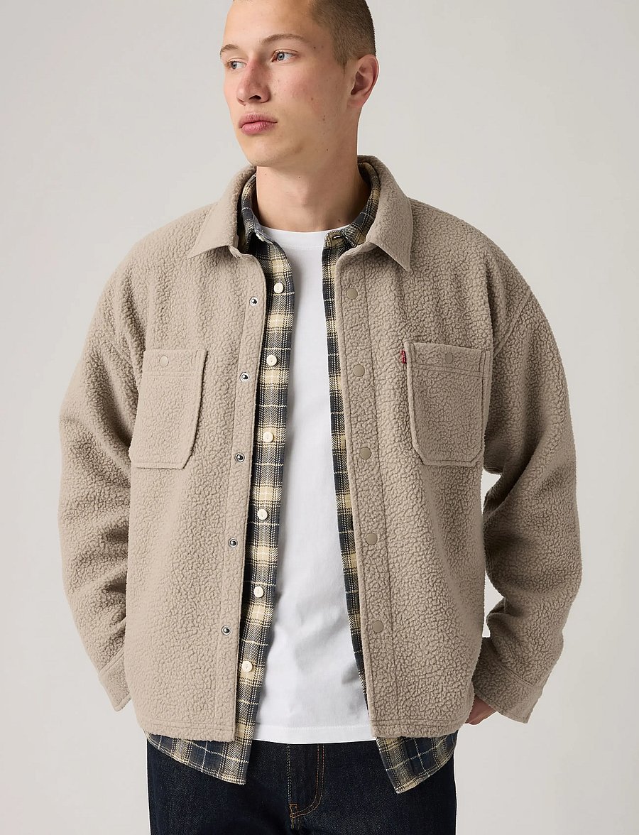 Levi's® - SHERPA SOFT WORKER VINTAGE KHA - höstjackor - tans - 0