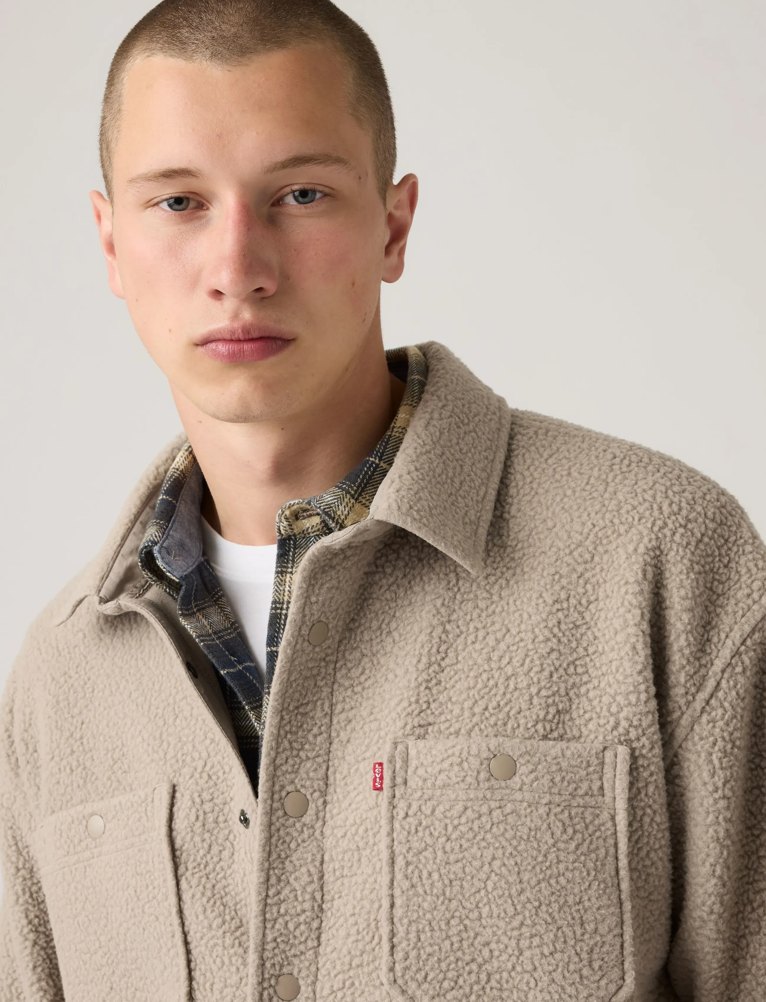 Levi's® - SHERPA SOFT WORKER VINTAGE KHA - leichte jacken - tans - 3