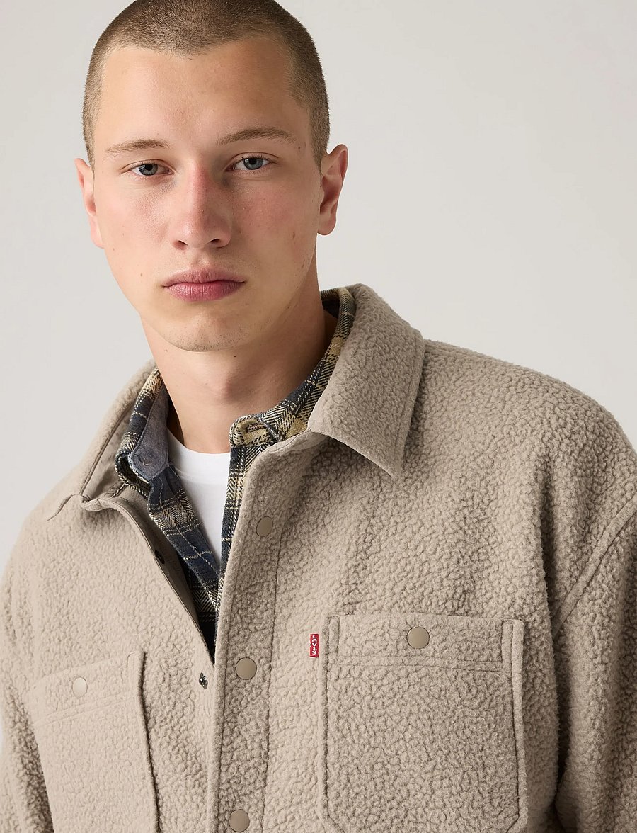 Levi's® - SHERPA SOFT WORKER VINTAGE KHA - höstjackor - tans - 3