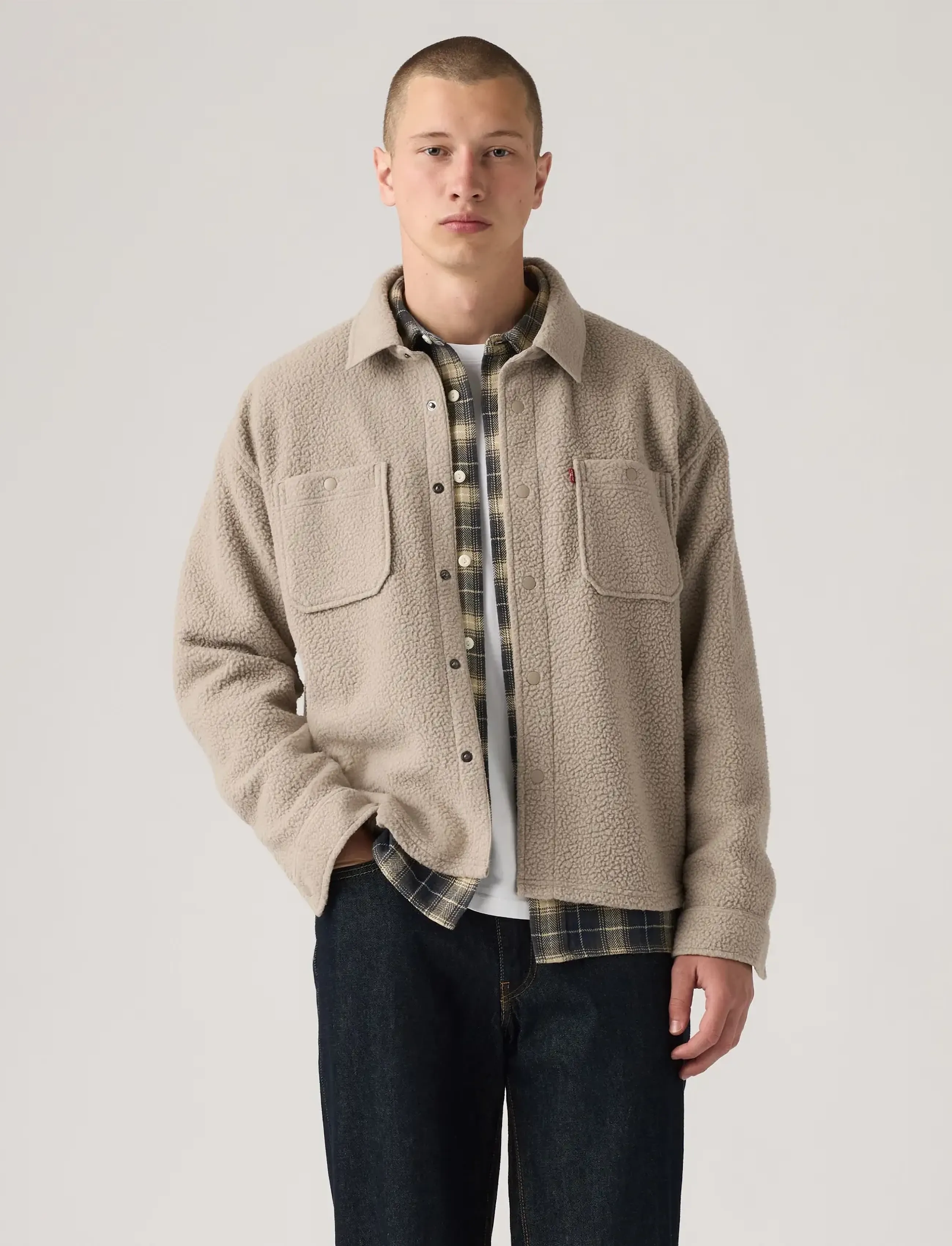 Levi's® - SHERPA SOFT WORKER VINTAGE KHA - leichte jacken - tans - 4