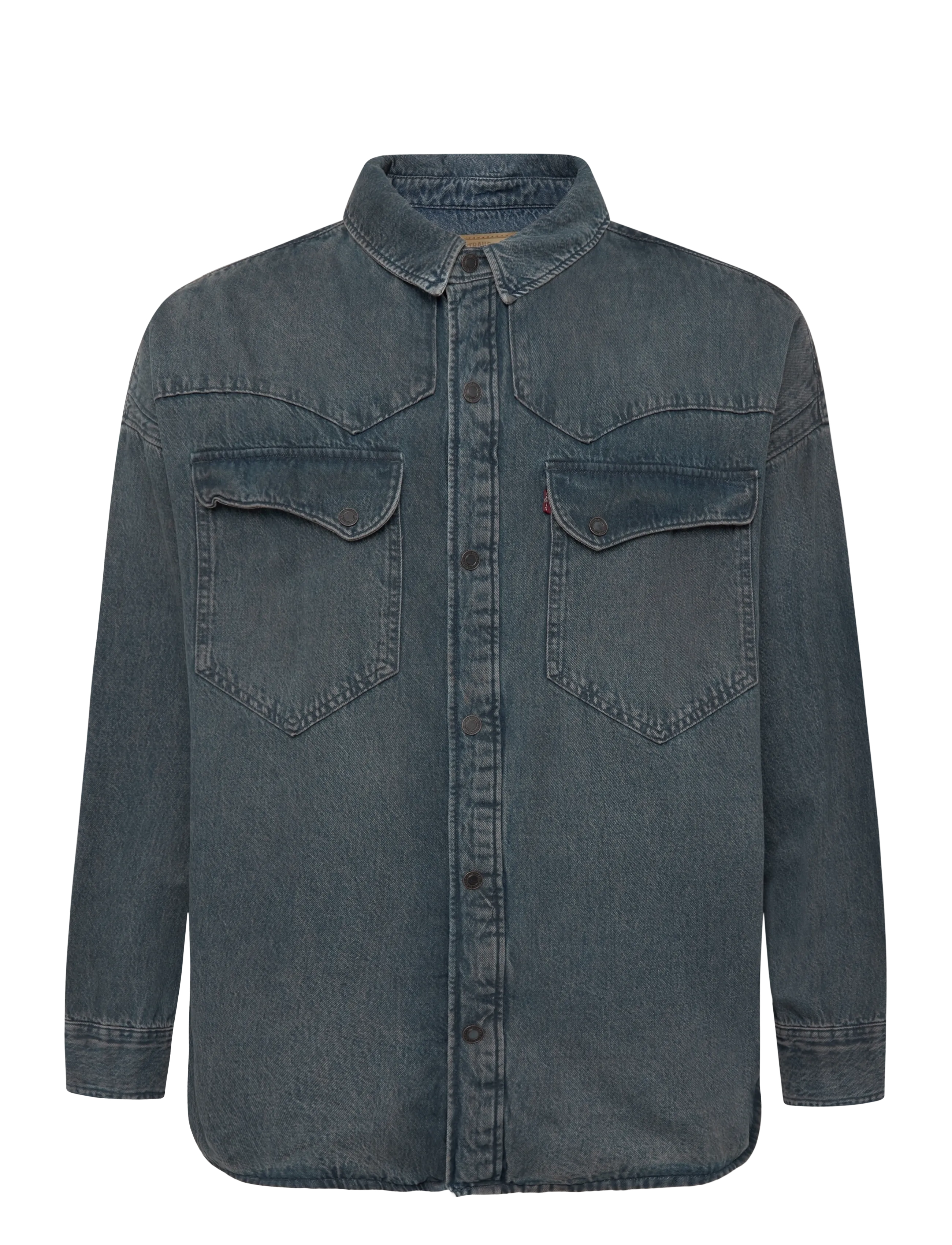 Levi's® - LENOX WESTERN OVERSHIRT LATE N - overshirts - dark indigo - worn in - 1