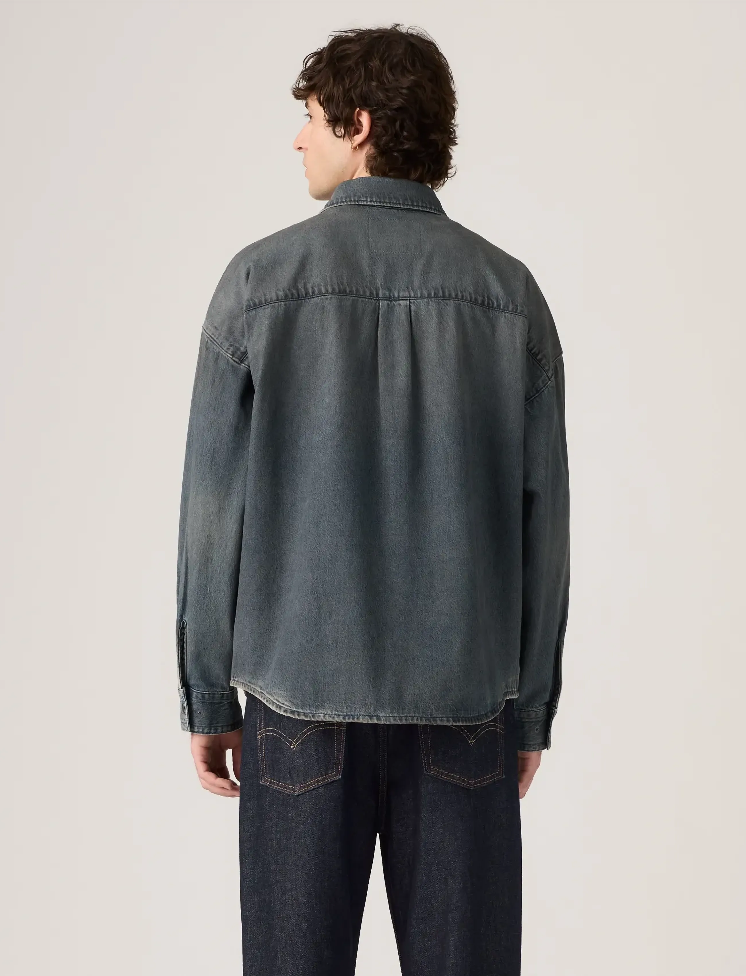 Levi's® - LENOX WESTERN OVERSHIRT LATE N - overshirts - dark indigo - worn in - 4