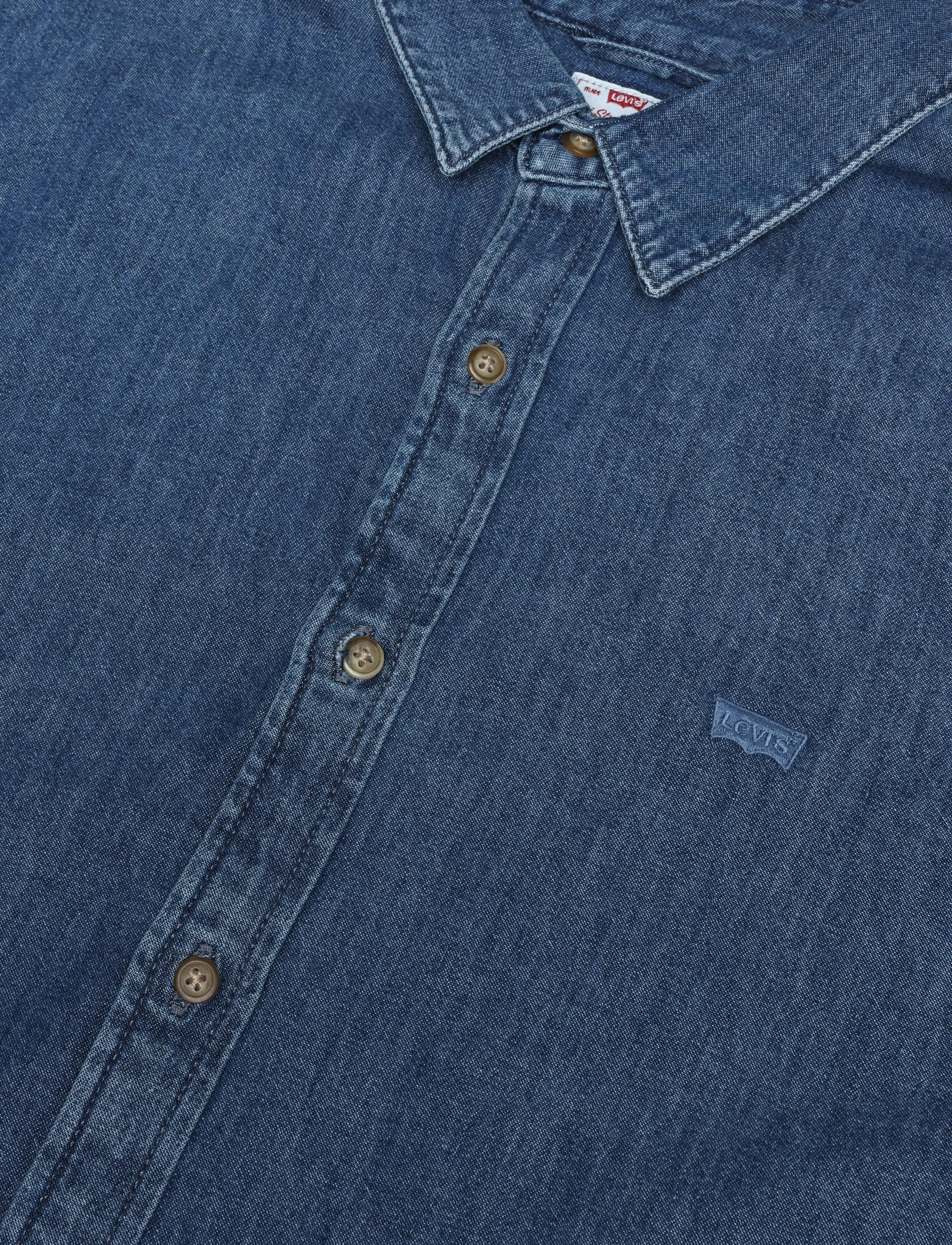 Levi's® - BATTERY HOUSEMARK STANDARD TOM - denimskjorter - med indigo - flat finish - 5