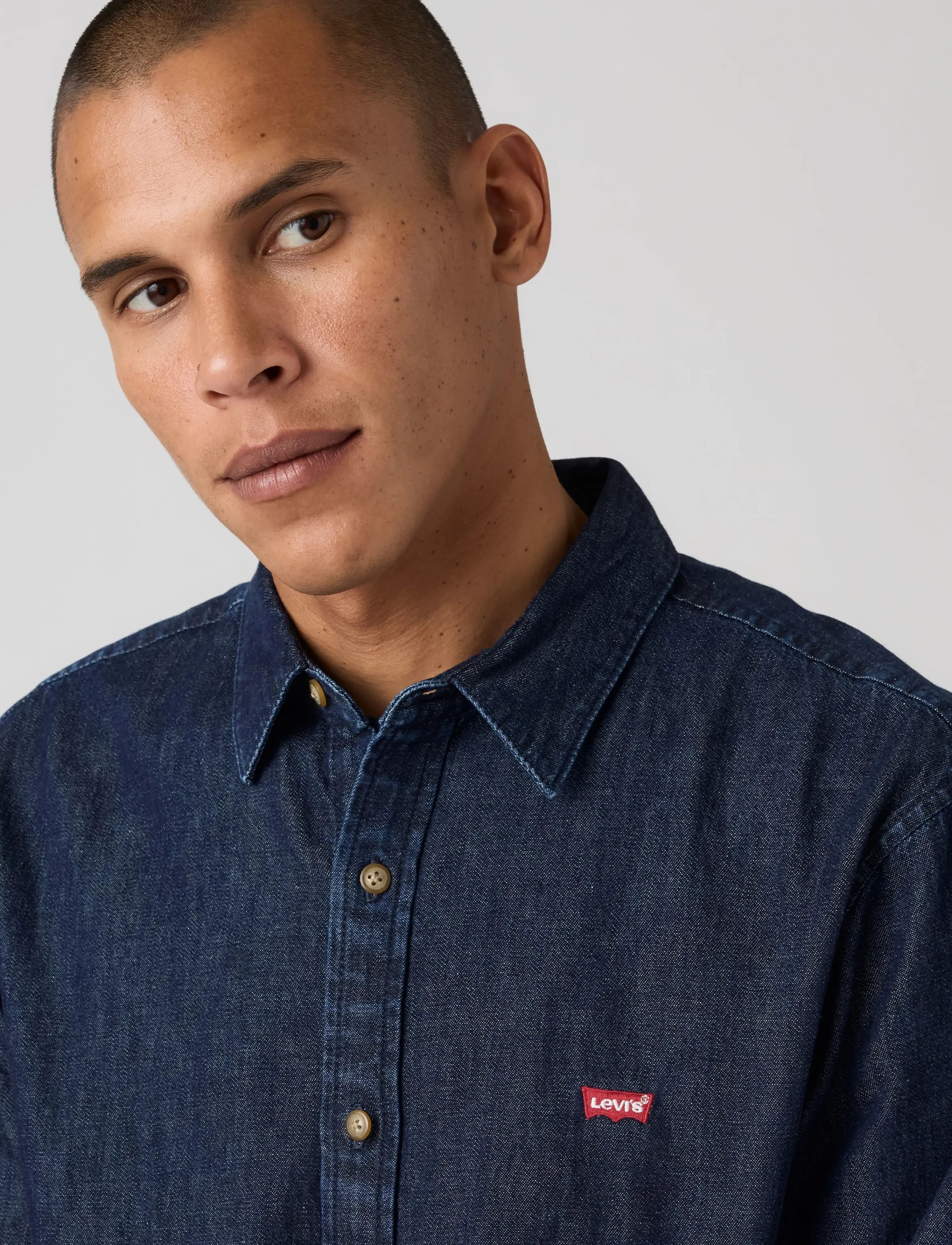 Levi's® - BATTERY HOUSEMARK STANDARD JAC - jeanshemden - dark indigo - flat finish - 5
