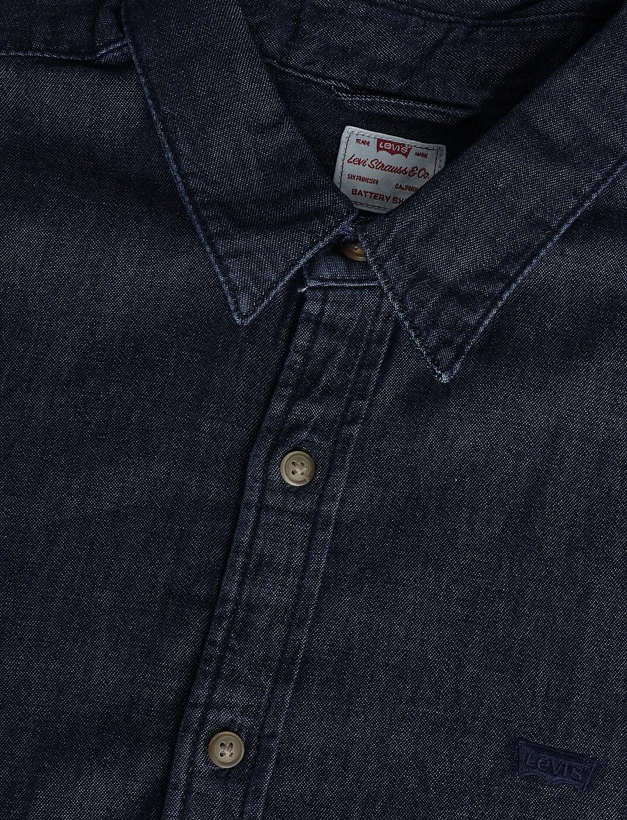 Levi's® - BATTERY HOUSEMARK STANDARD JAC - teksasärgid - dark indigo - flat finish - 2