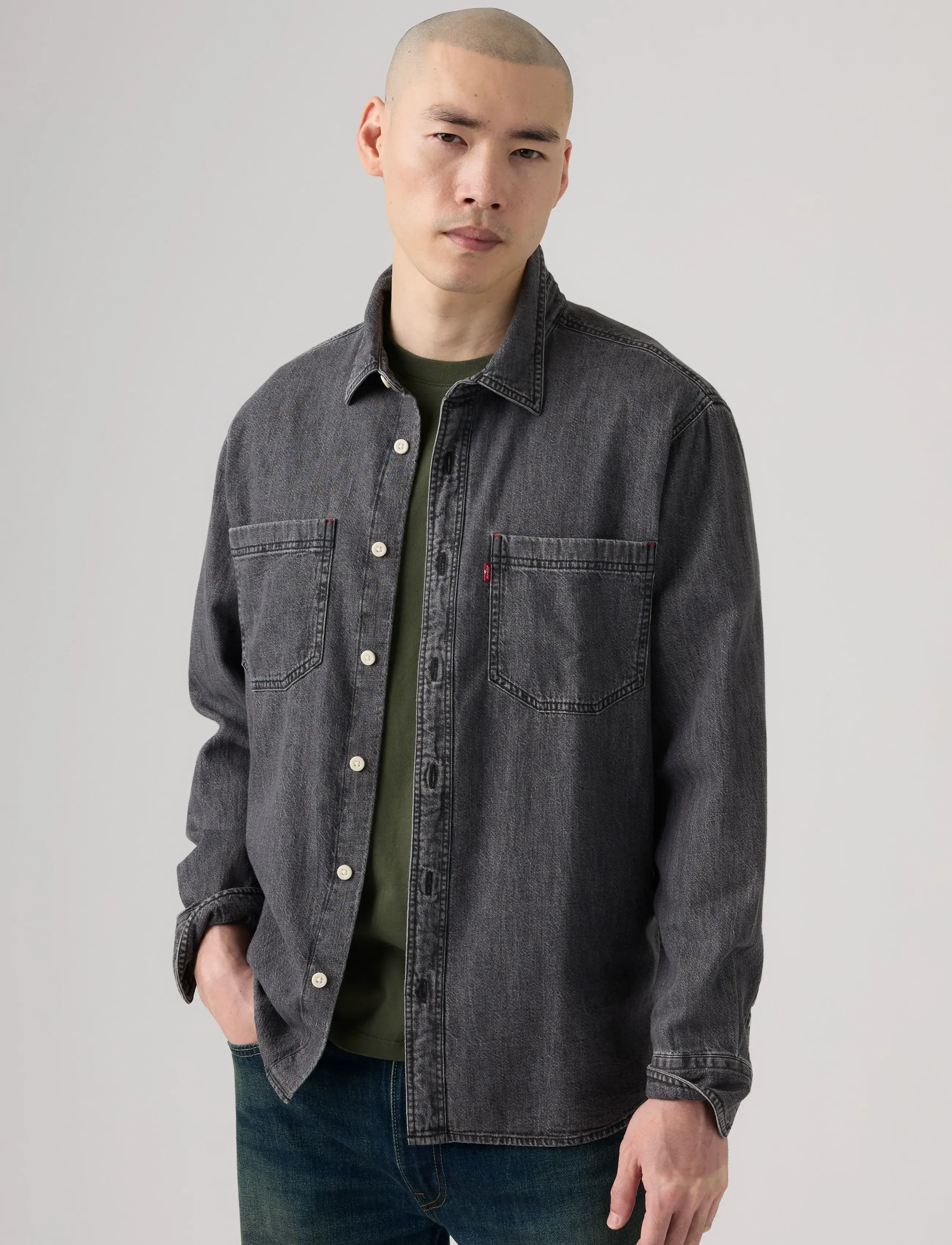 Levi's® MARIPOSA WORKER SHIRLEY WASHED - Clothing - BLACKS / black