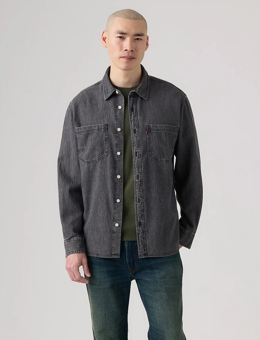 Levi's® - MARIPOSA WORKER SHIRLEY WASHED - denim shirts - blacks - 3